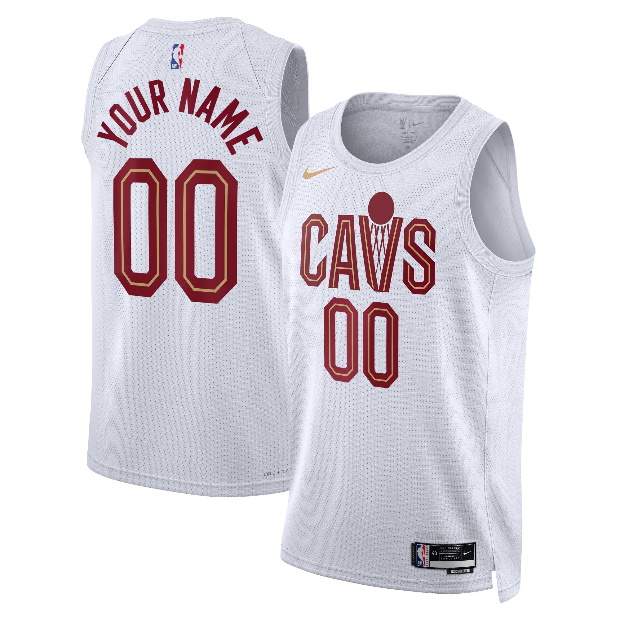 Custom Cleveland Cavaliers Association Jersey