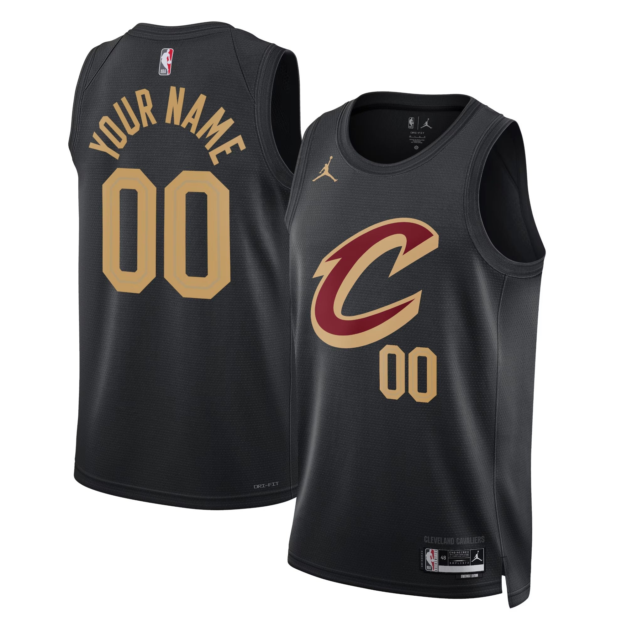 Custom Cleveland Cavaliers Statement Jersey