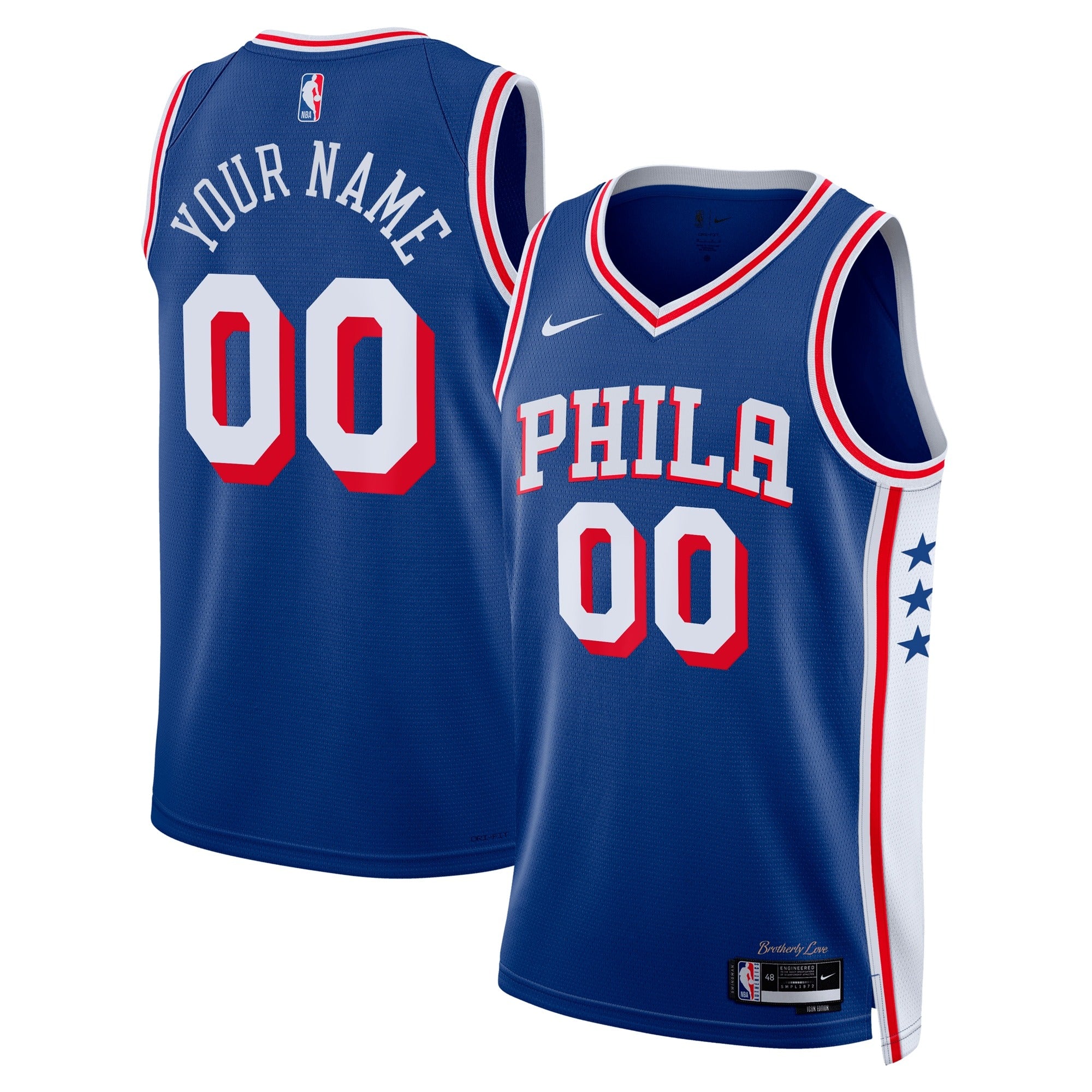 Custom Philadelphia 76ers Icon Jersey
