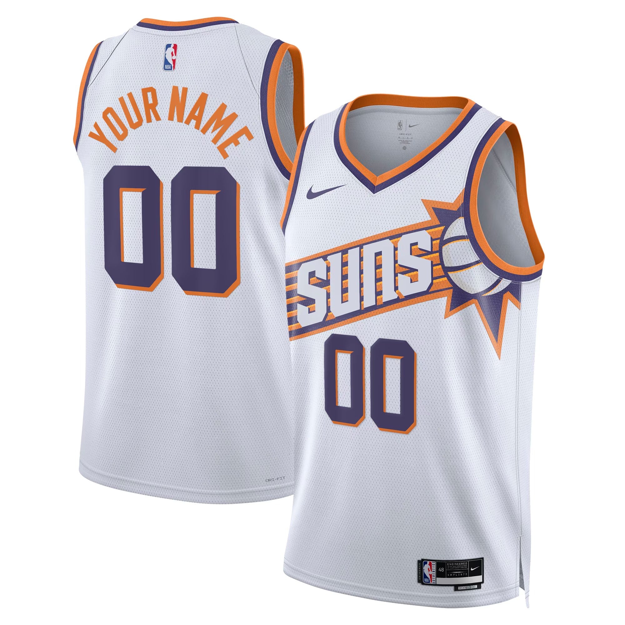 Custom Phoenix Suns Warriors Association Jersey