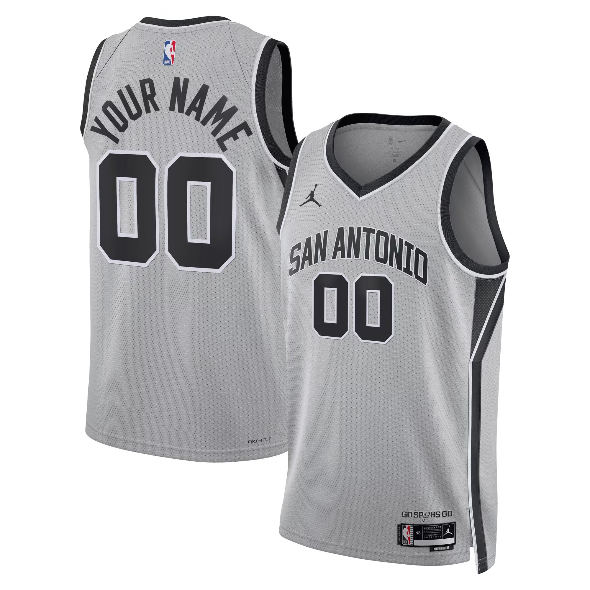 Custom San Antonio Spurs Statement Jersey