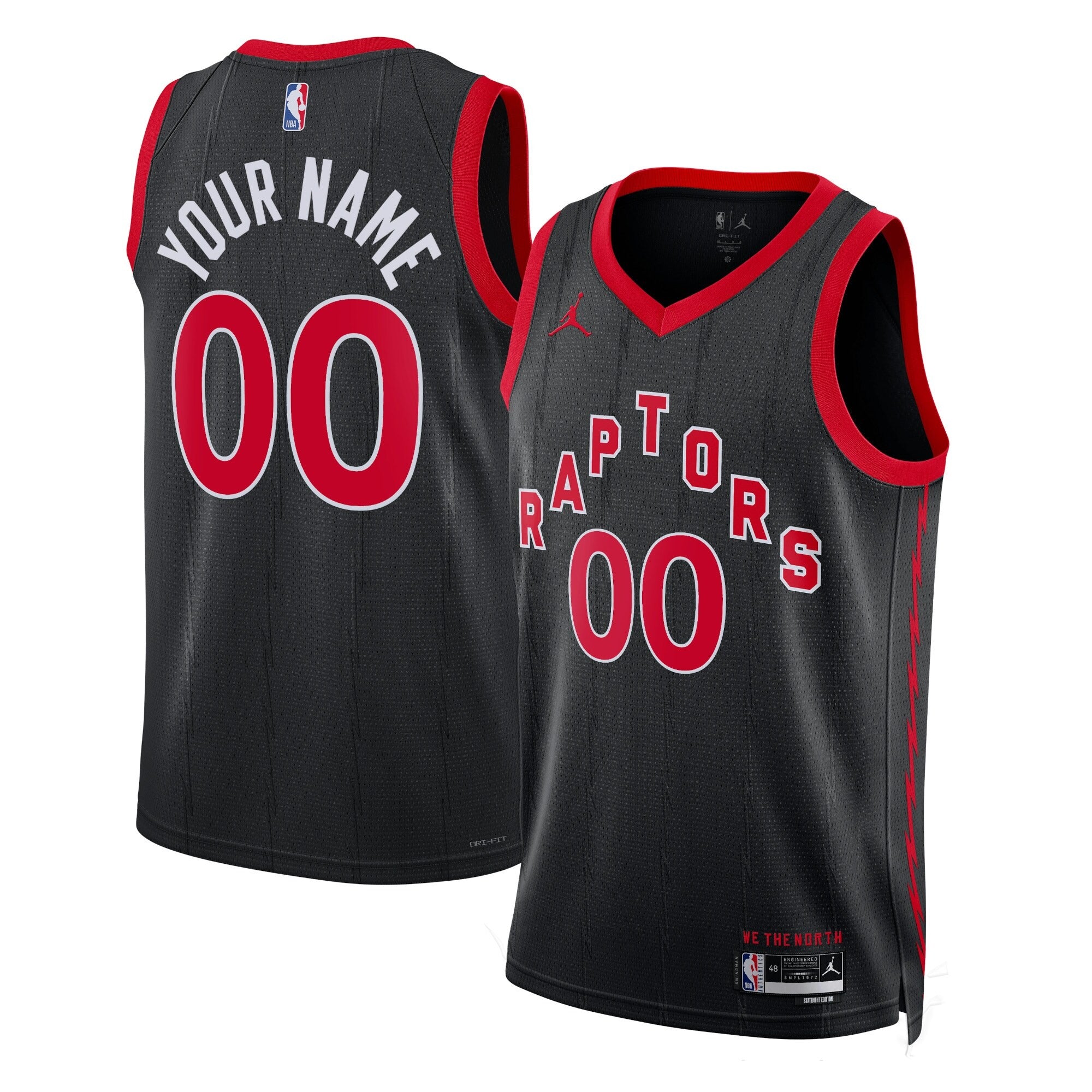 Custom Toronto Raptors Statement Jersey
