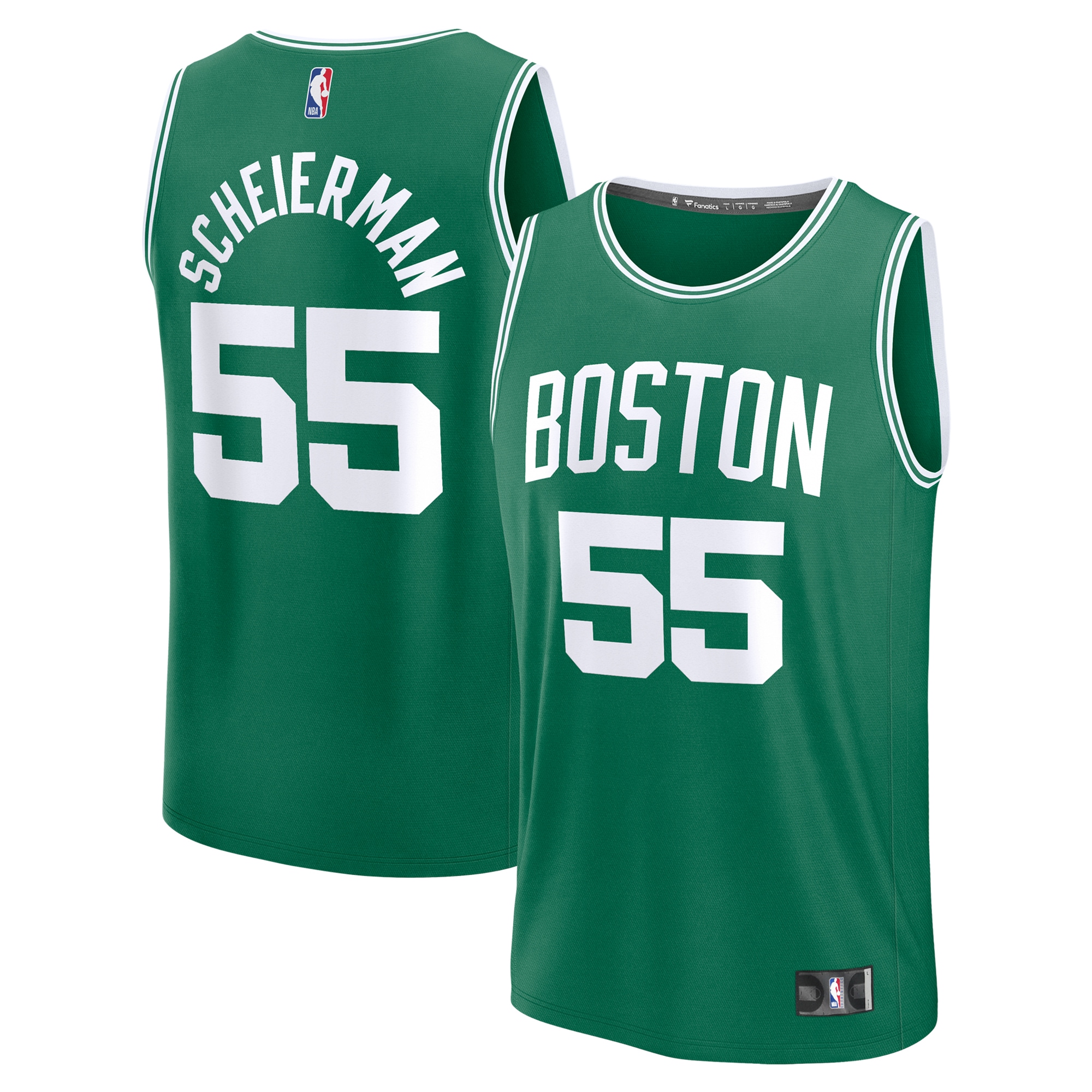 Baylor Scheierman Boston Celtics Fanatics 2024 Draft Fast Break Player Jersey - Icon Edition - Kelly Green
