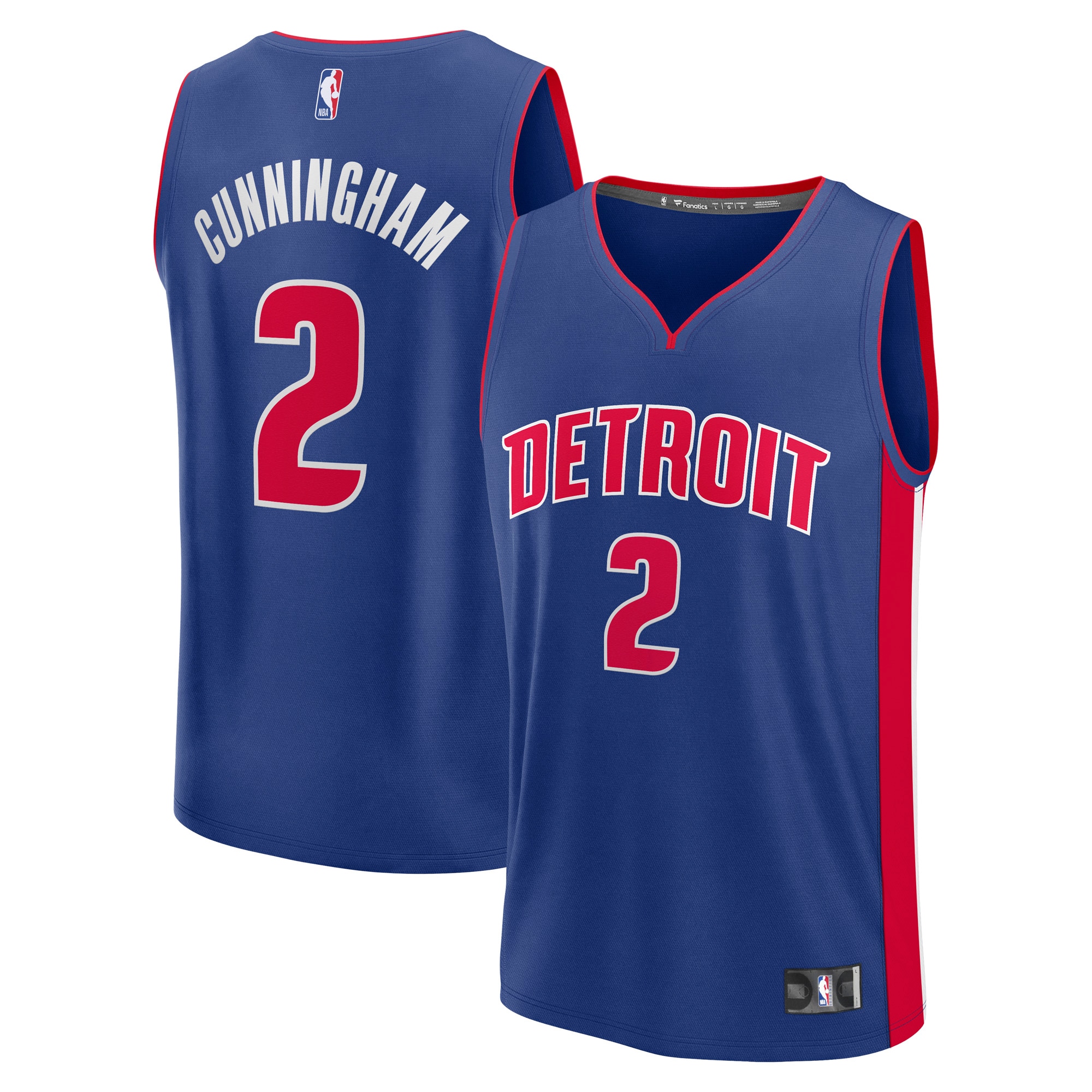 Cade Cunningham Detroit Pistons Fanatics Fast Break Player Jersey - Icon Edition - Blue