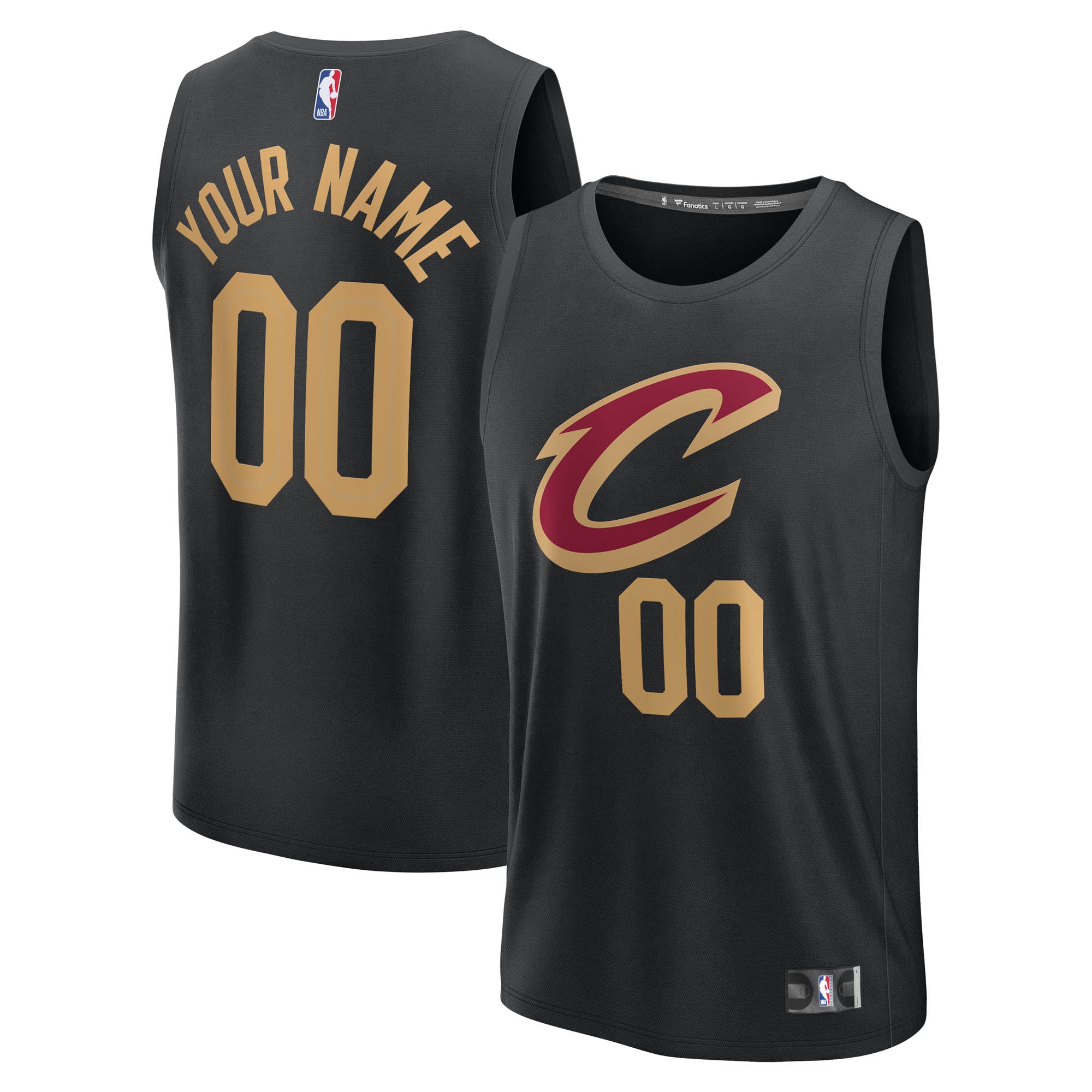  Cleveland Cavaliers Fanatics Fast Break Custom Jersey - Icon Edition