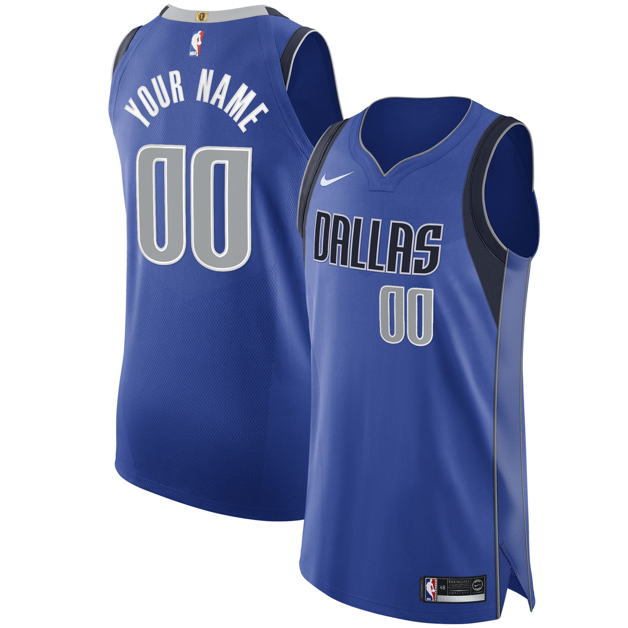 Dallas Mavericks 2020/21 Custom Jersey Royal - Icon Edition