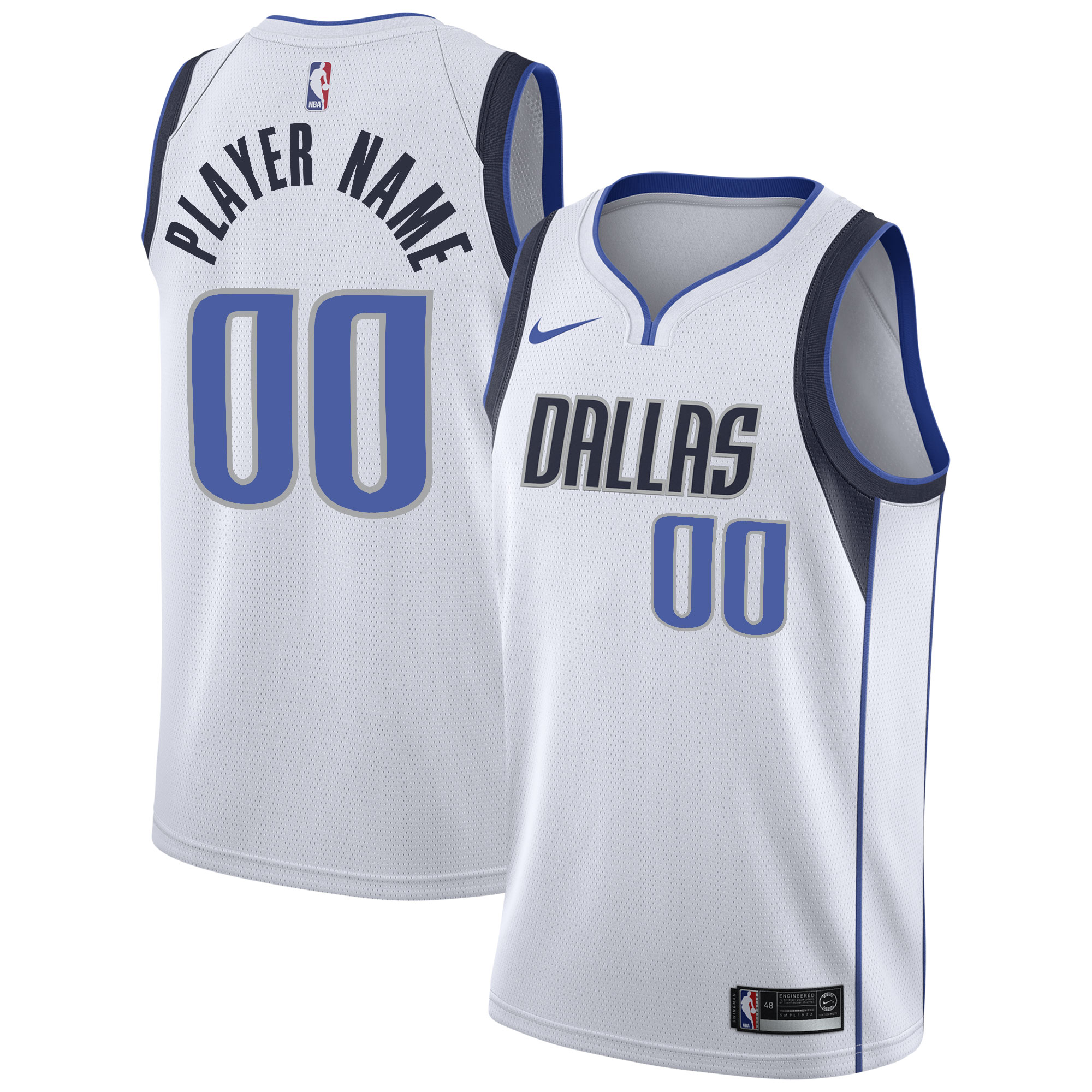 Dallas Mavericks 2020/21 Swingman Custom Jersey - Association Edition