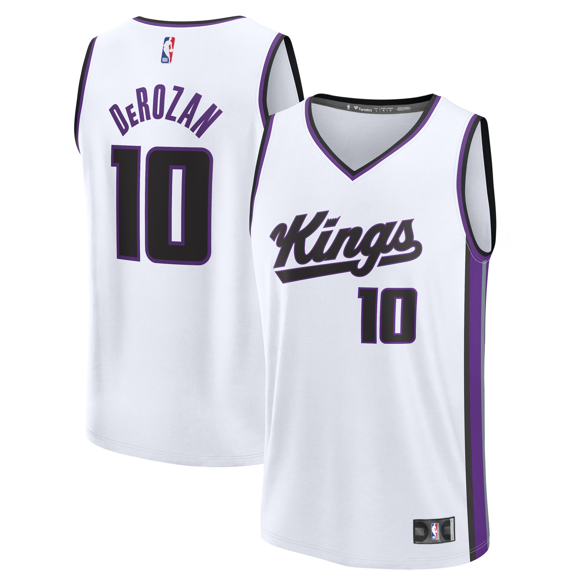 DeMar DeRozan Sacramento Kings Fanatics Fast Break Player Jersey - Association Edition - White