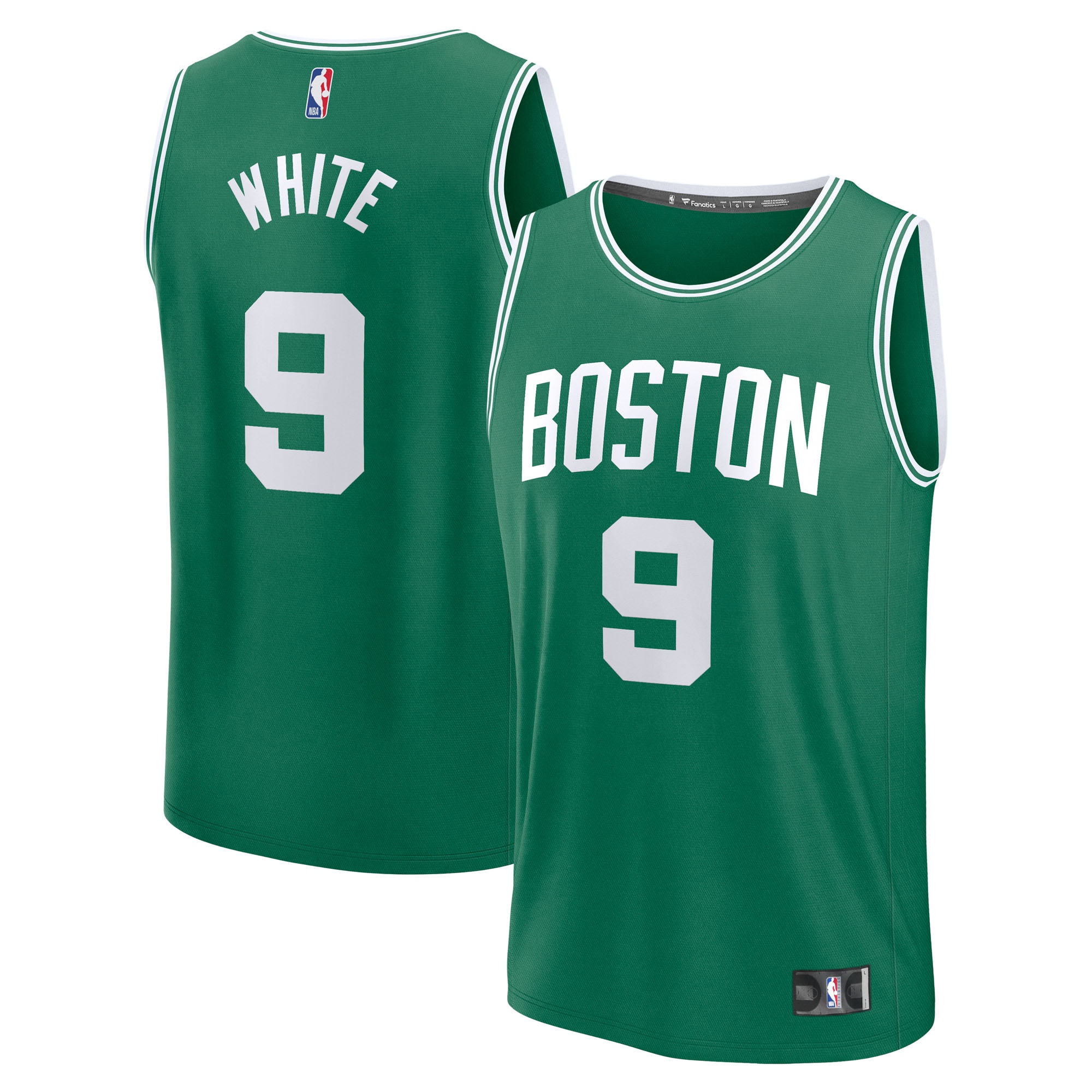 Derrick White Boston Celtics Fanatics Fast Break Player Jersey - Icon Edition - Kelly Green