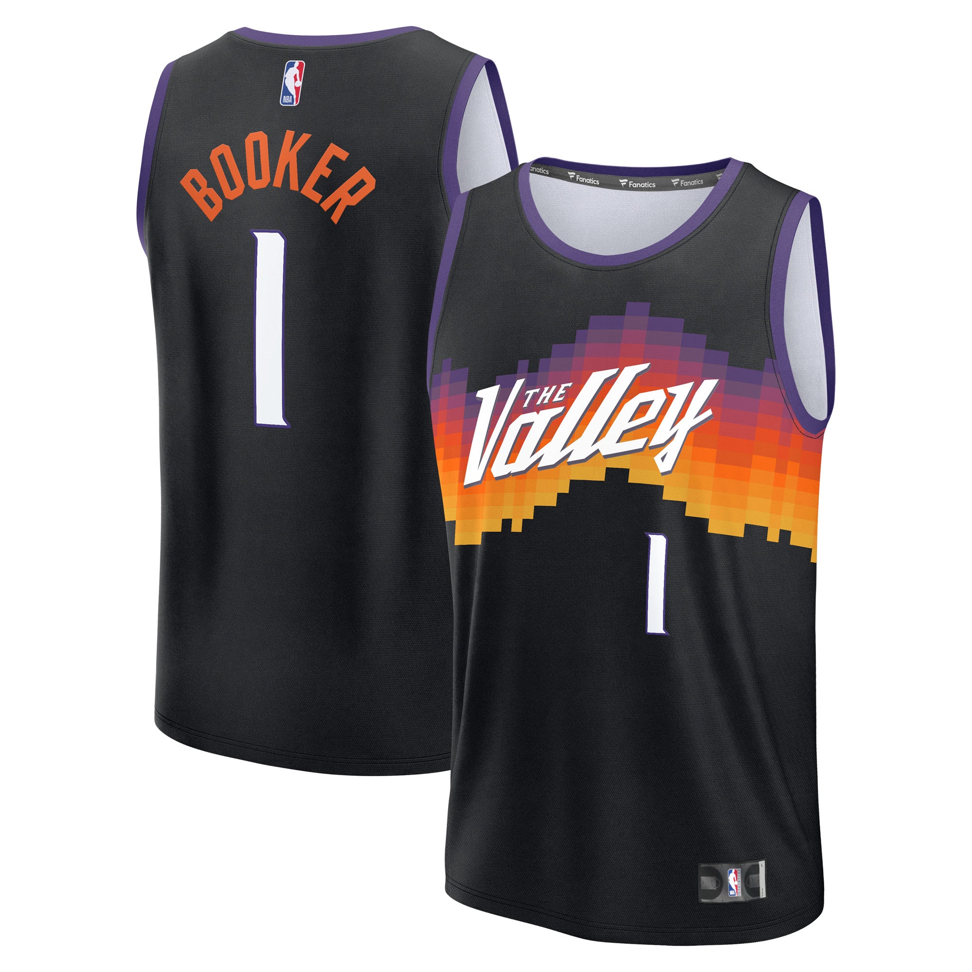 Devin Booker Phoenix Suns Fanatics 2025/26 City Edition Fast Break Jersey - Black
