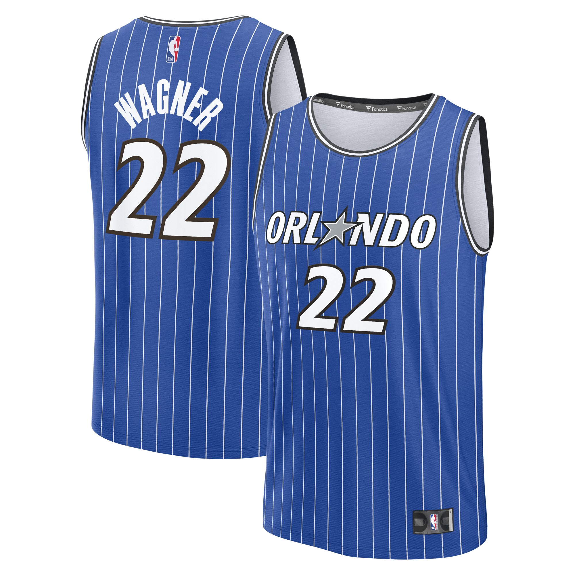 Franz Wagner Orlando Magic Fanatics Fast Break Player Jersey - Icon Edition - Blue