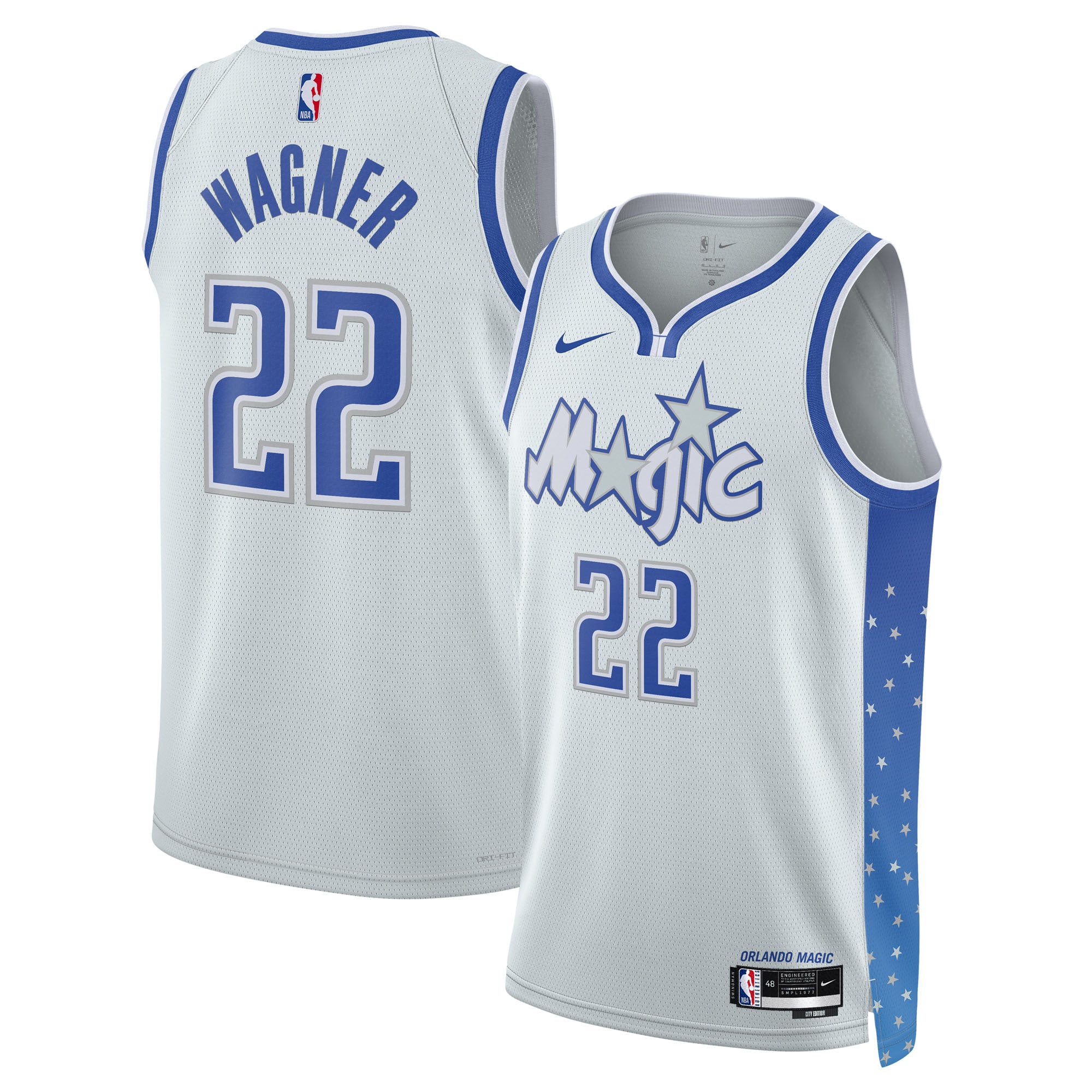 Franz Wagner Orlando Magic Unisex 2025/26 Swingman Jersey - Silver - City Edition