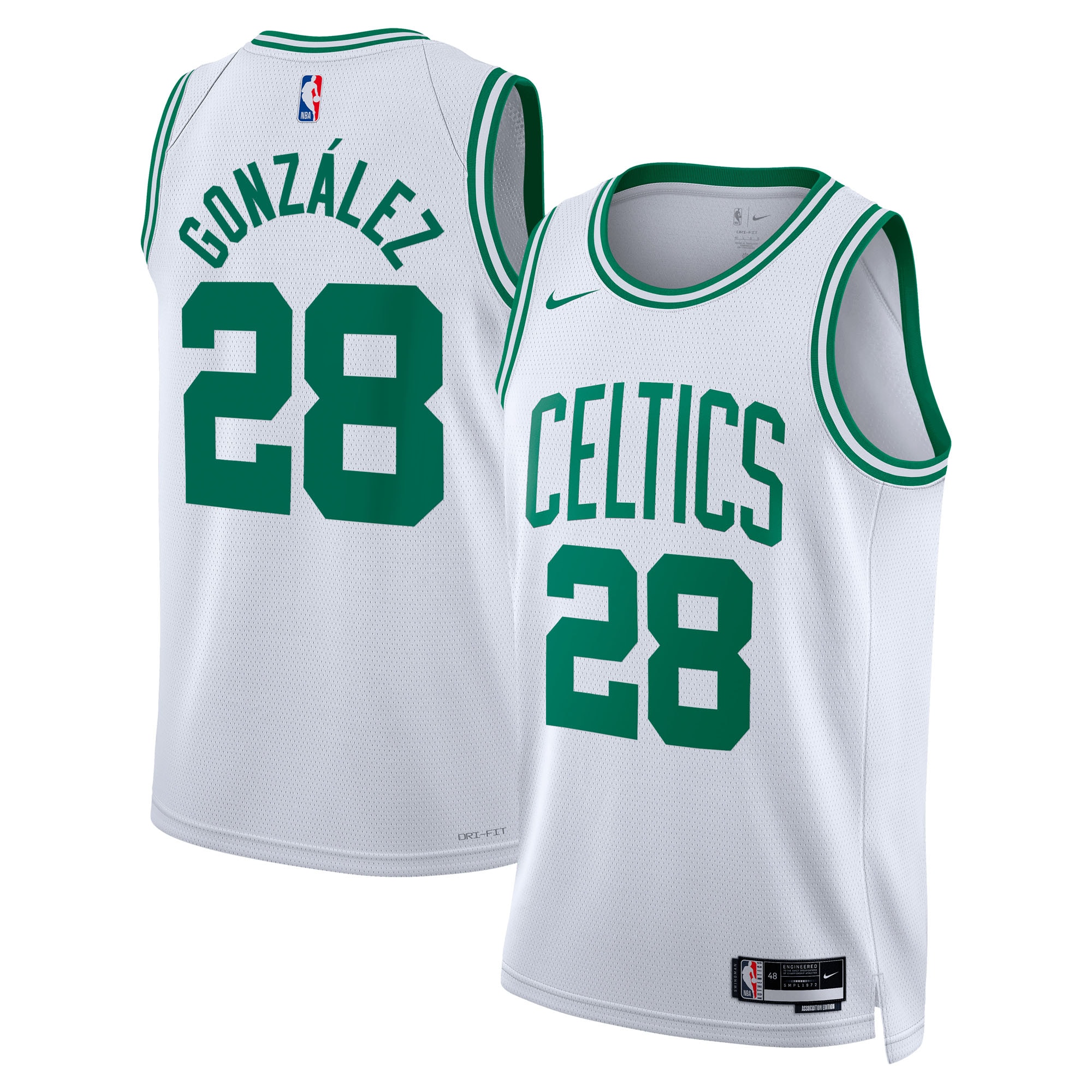 Hugo González Boston Celtics Unisex Swingman Jersey - Association Edition - White