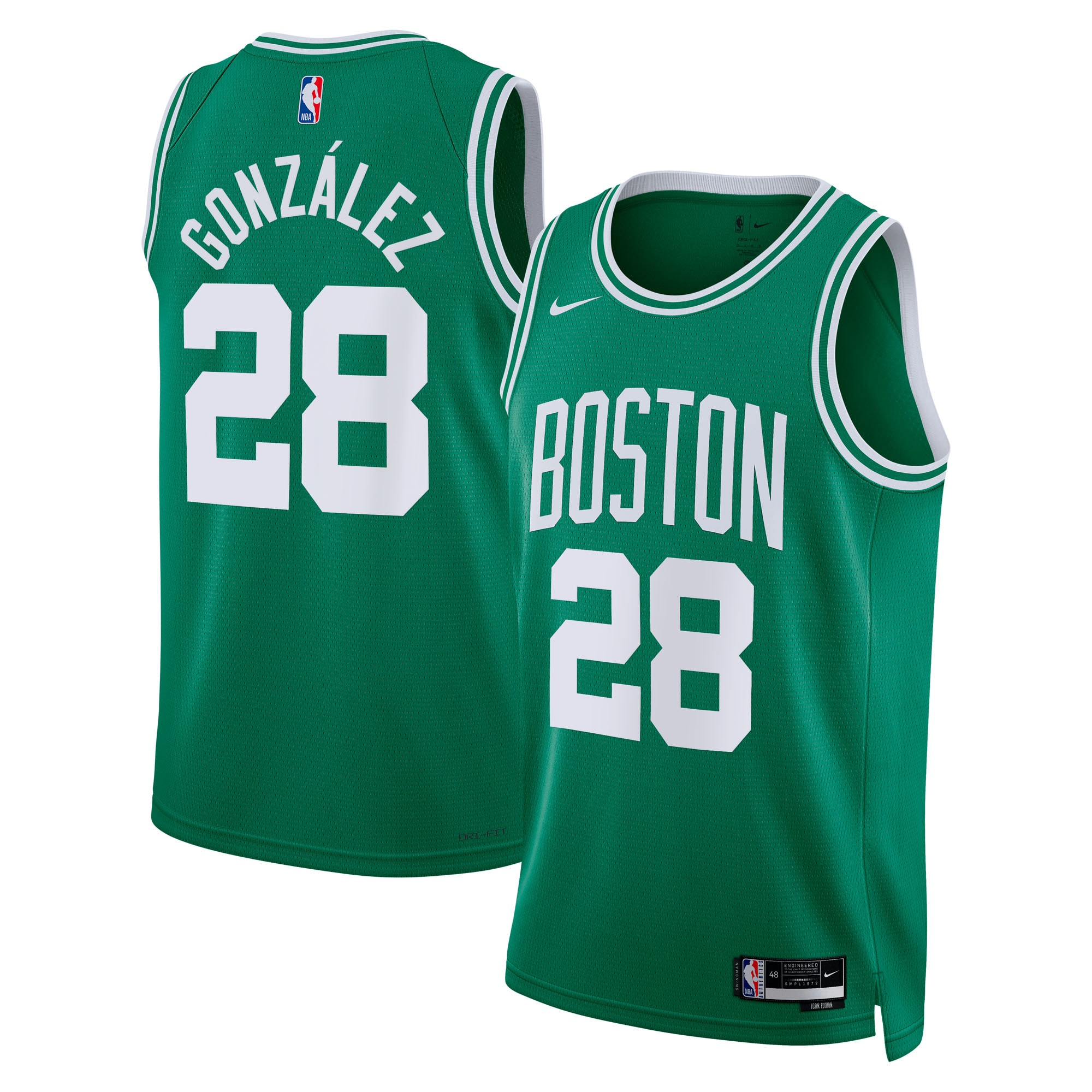 Hugo González Boston Celtics Unisex Swingman Jersey - Icon Edition - Kelly Green