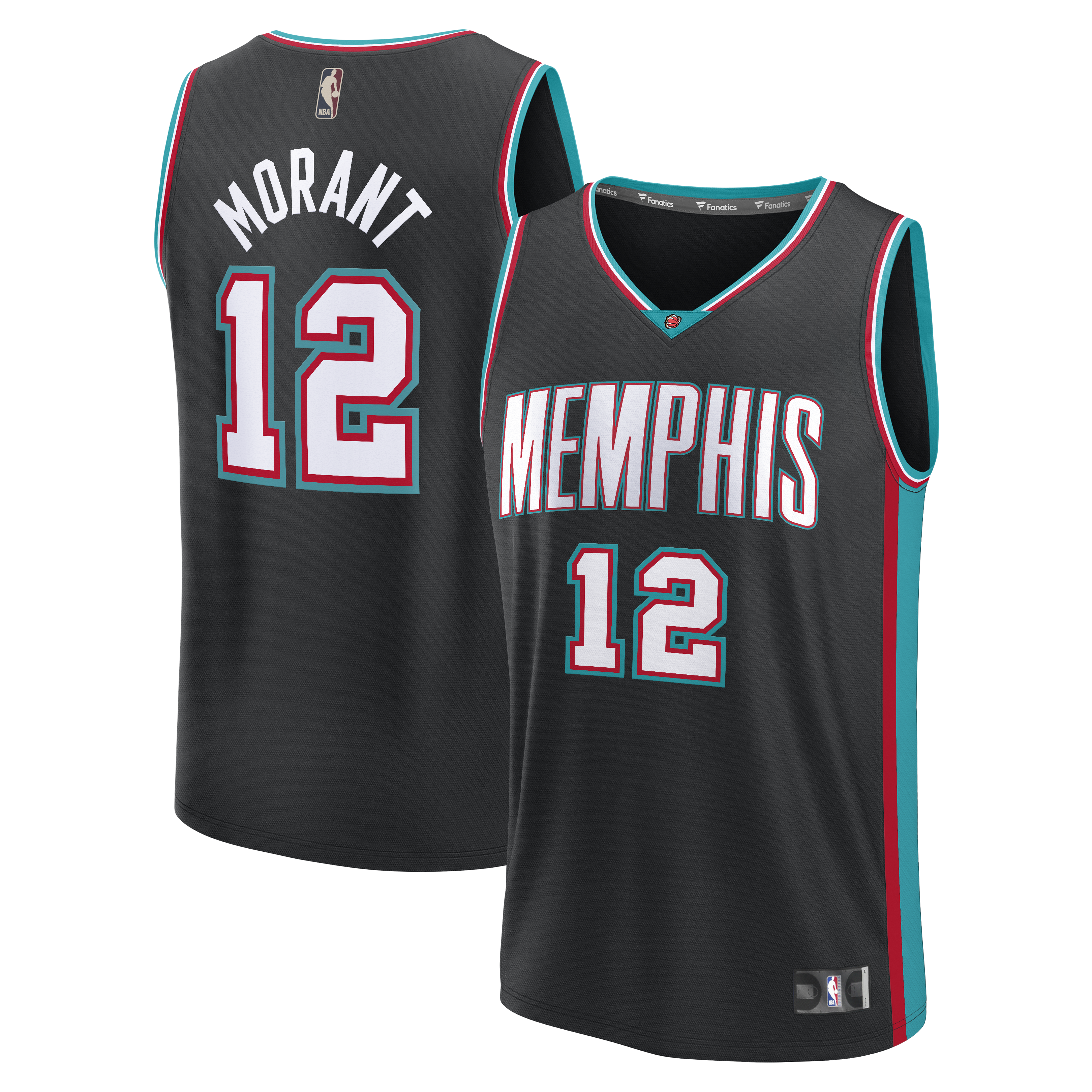 Ja Morant Memphis Grizzlies Fanatics Fast Break Jersey - Classic Edition - Black