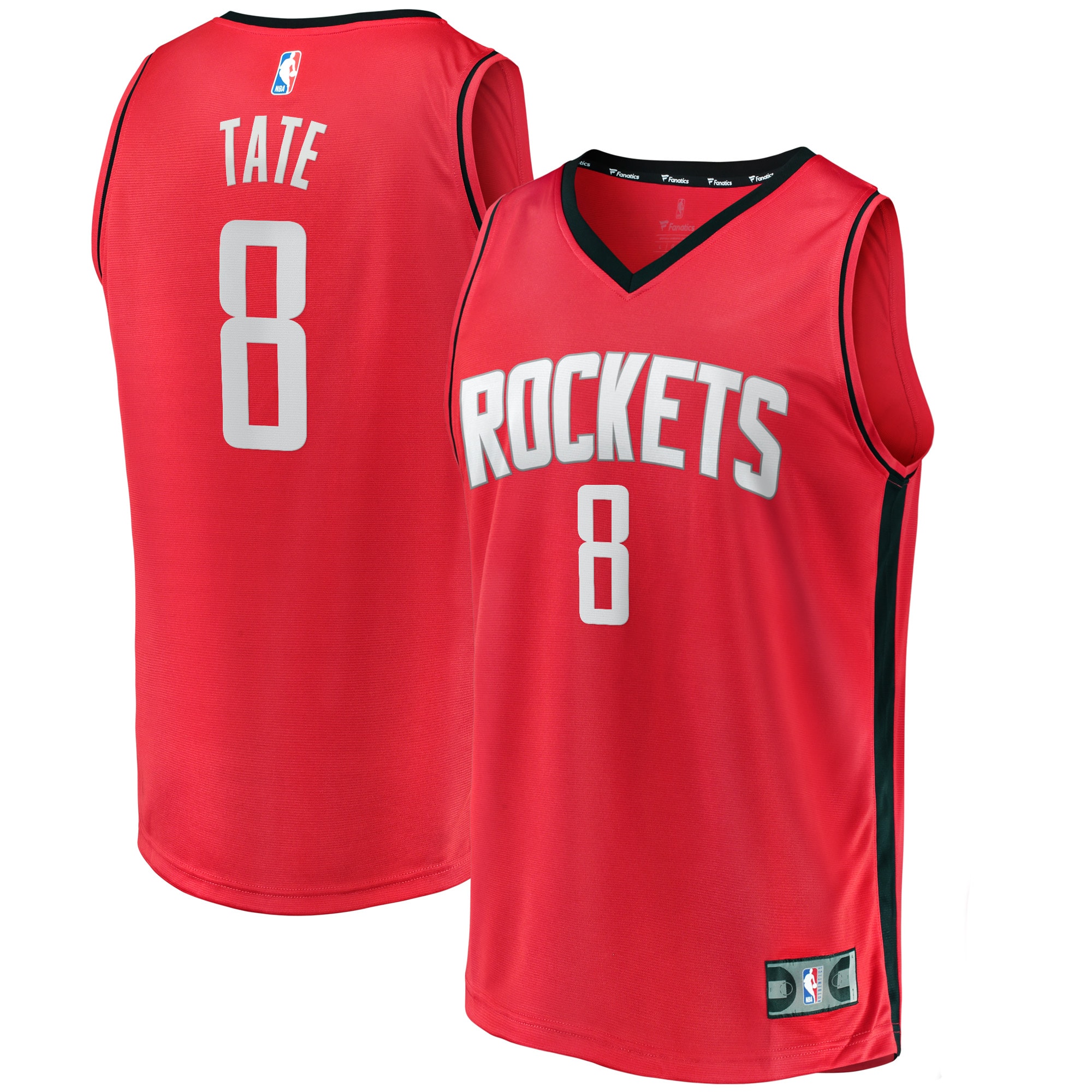 Jae'Sean Tate Houston Rockets Fanatics Fast Break Jersey - Icon Edition - Red
