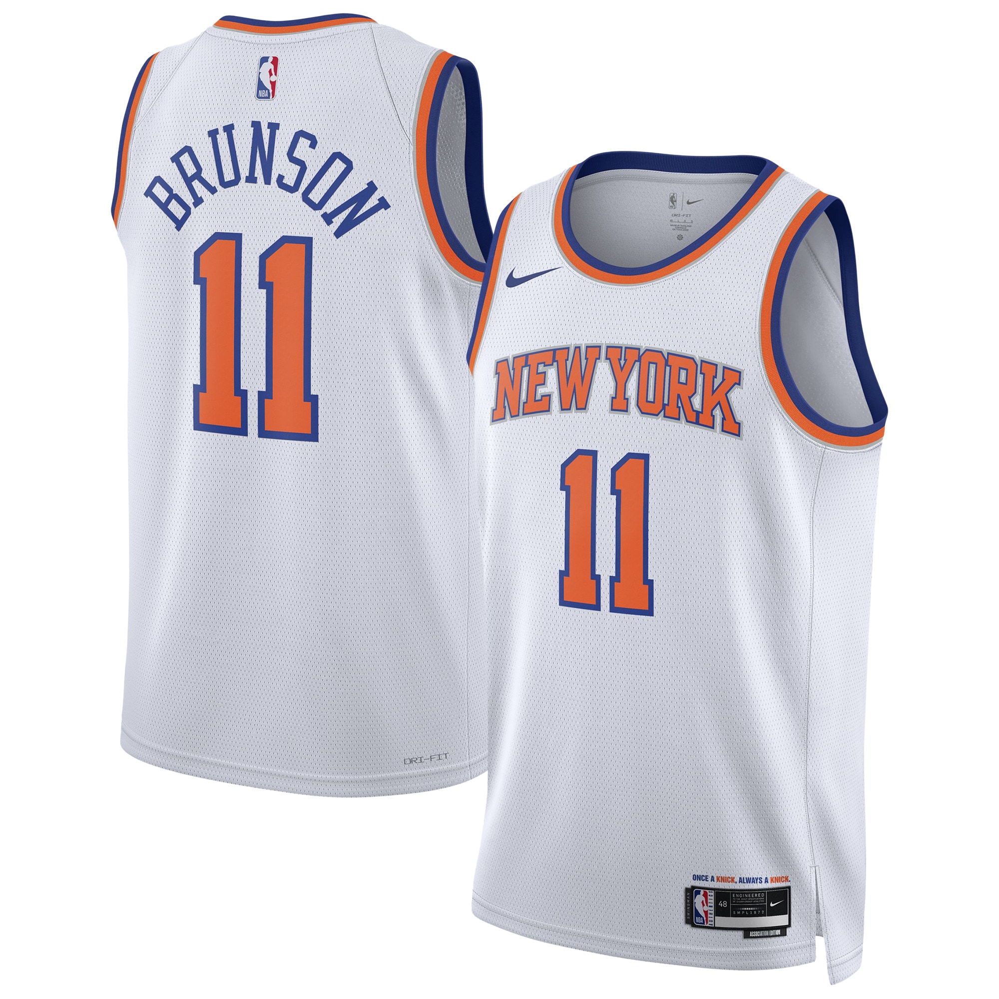 Jalen Brunson New York Knicks Unisex Swingman Jersey - Association Edition