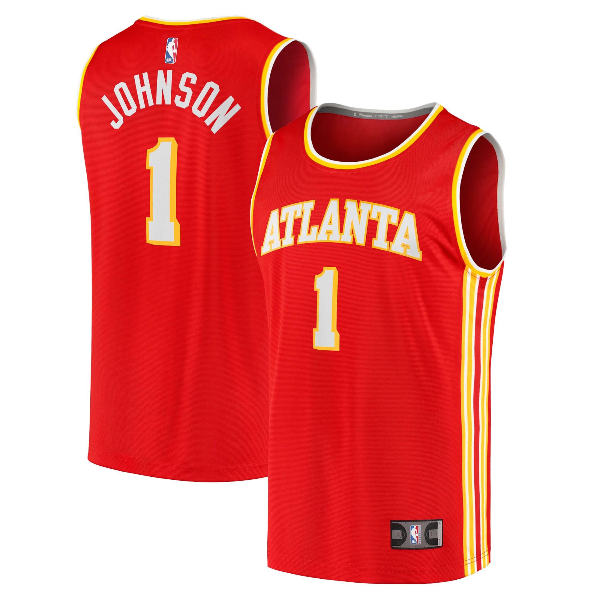 Jalen Johnson Atlanta Hawks Fanatics Fast Break Jersey - Icon Edition - Red