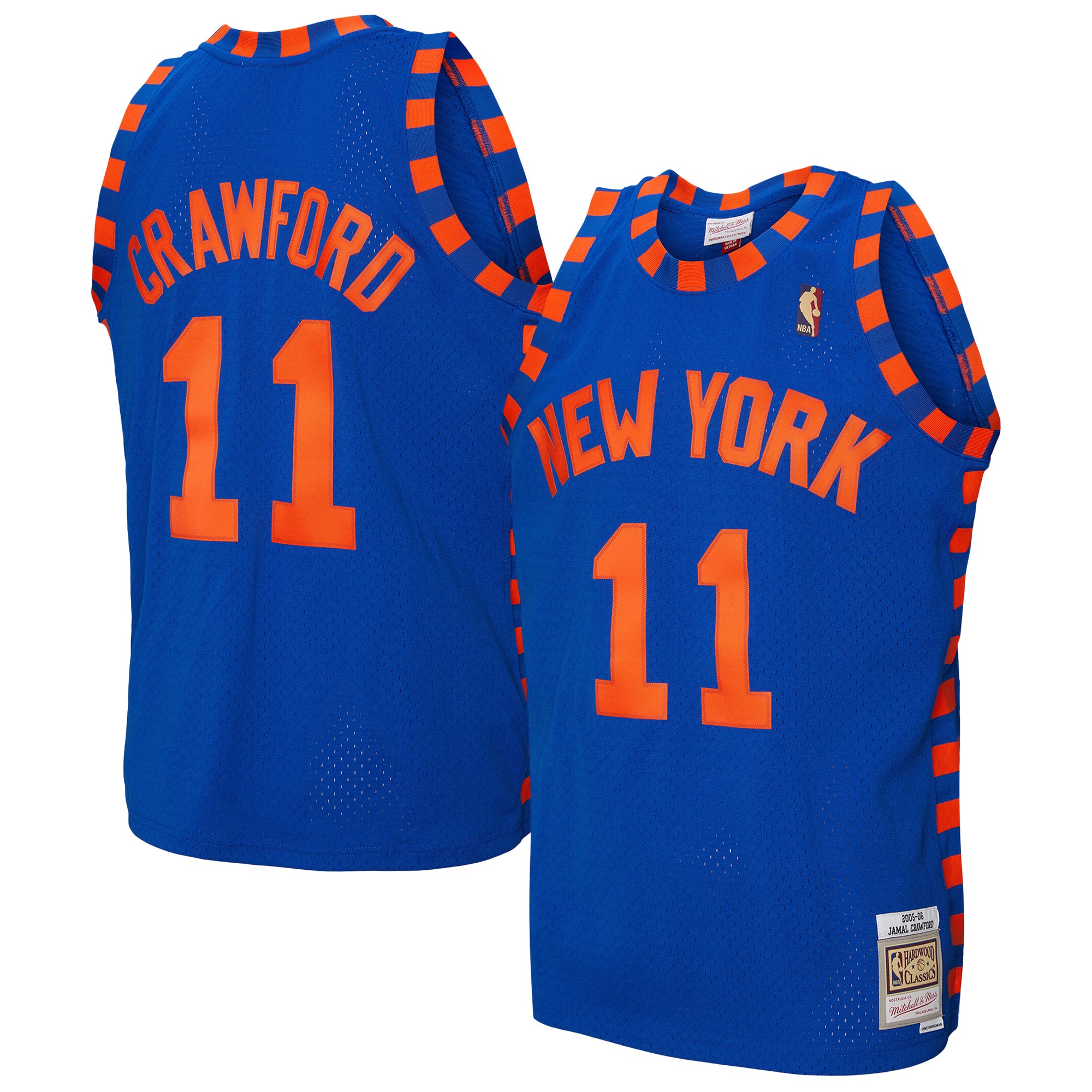 Jamal Crawford New York Knicks 2005/06 Hardwood Classics Swingman Jersey - Blue