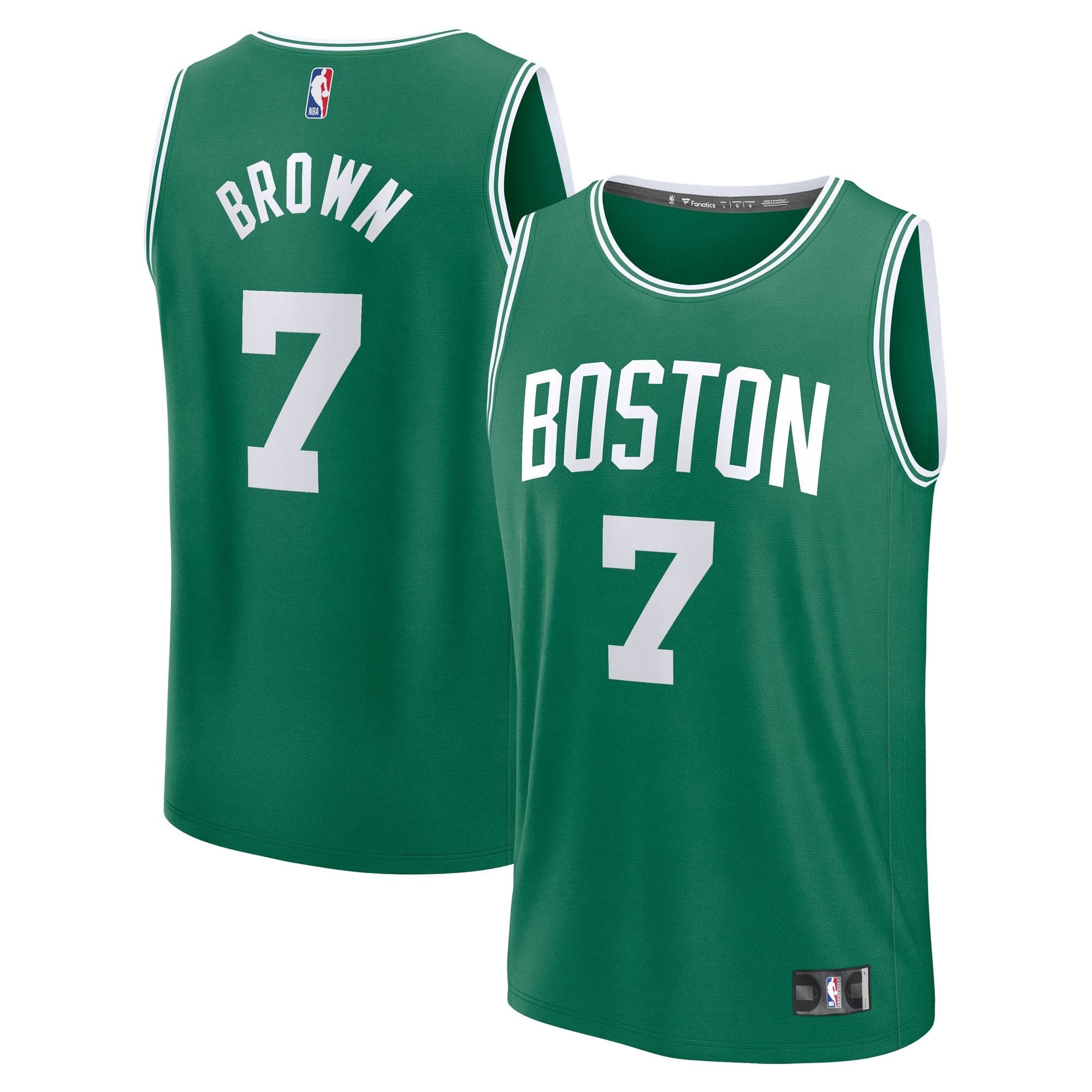 Jaylen Brown Boston Celtics Fanatics Fast Break Player Jersey - Icon Edition - Kelly Green
