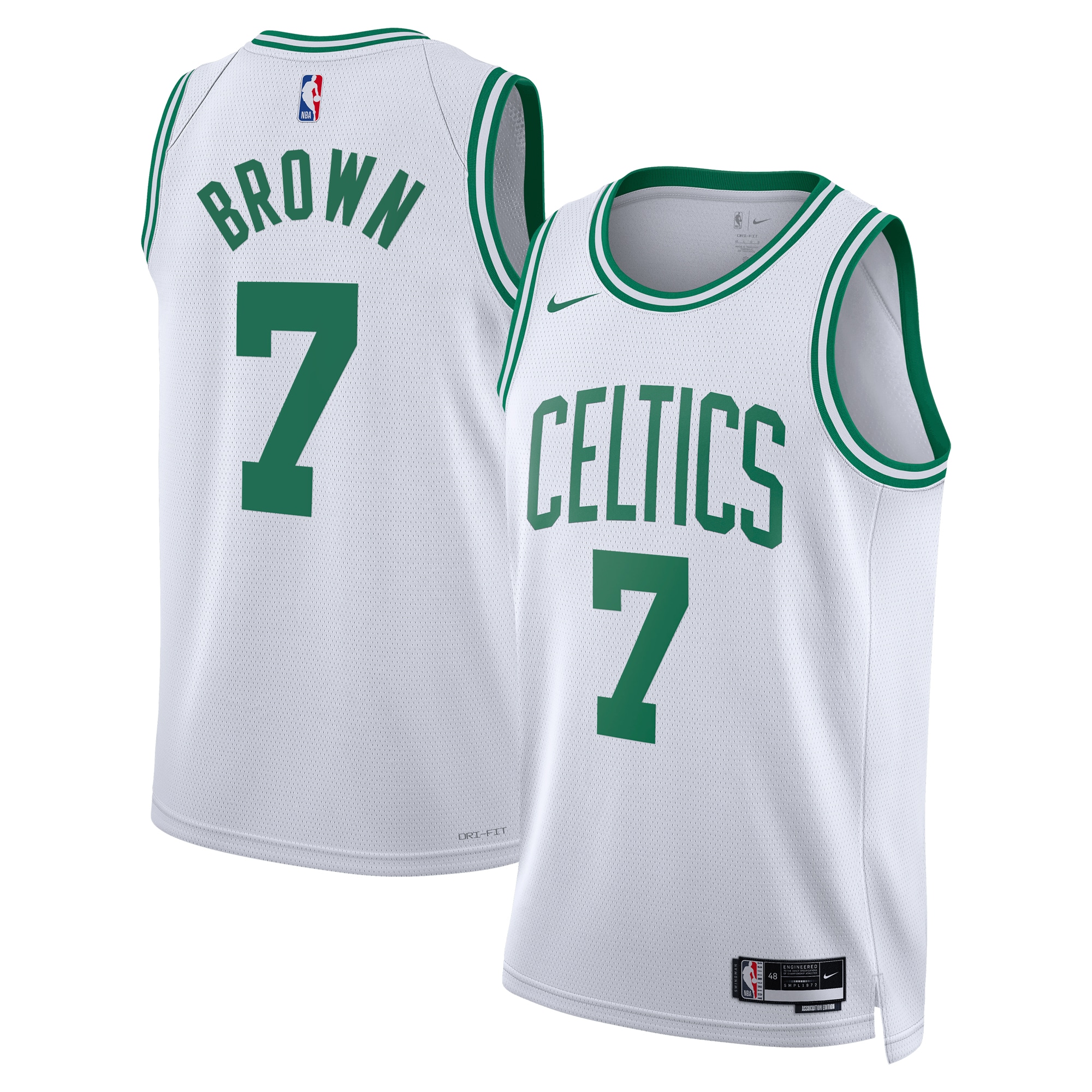 Jaylen Brown Boston Celtics Unisex Swingman Jersey - Association Edition