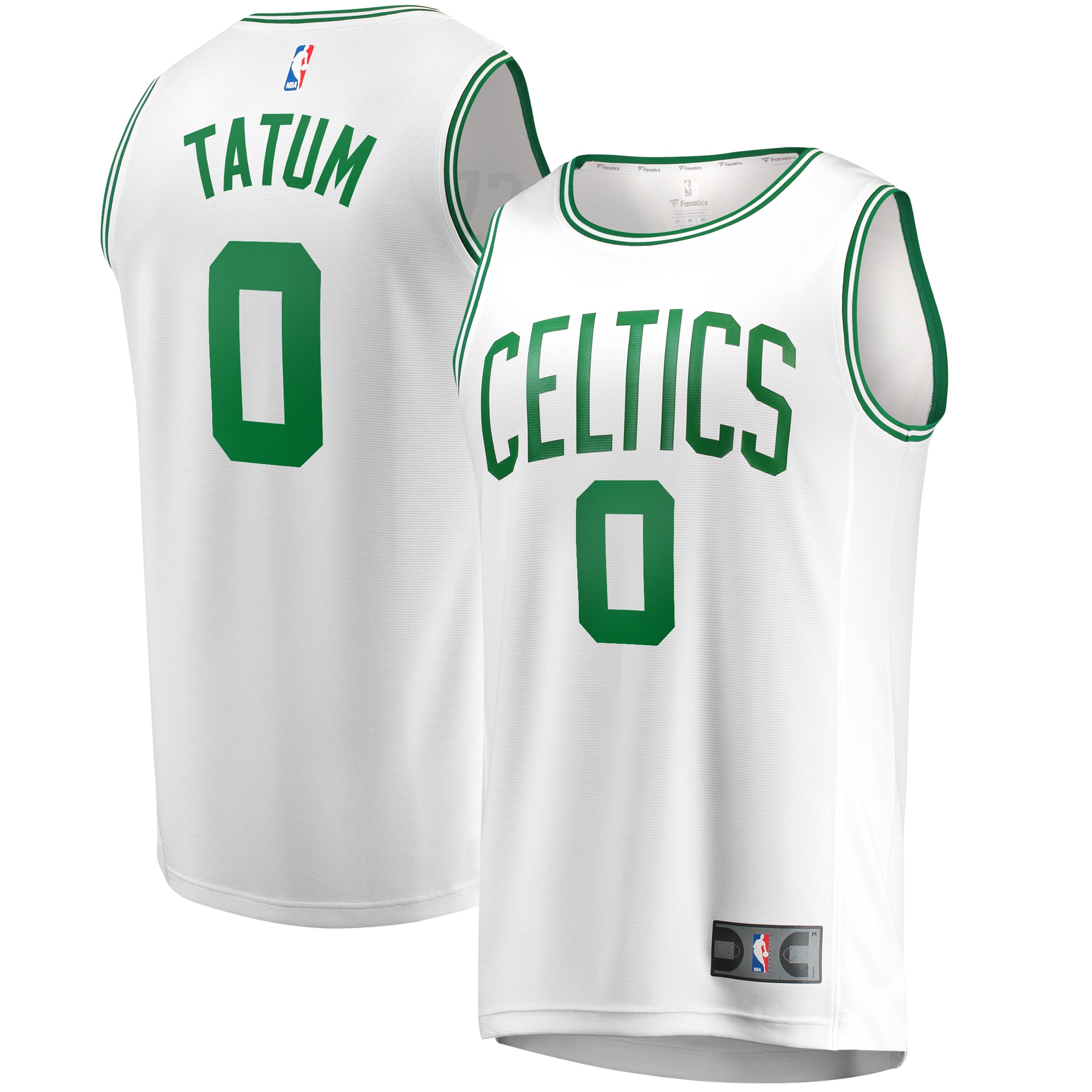 Jayson Tatum Boston Celtics Fanatics Fast Break Away Jersey White - Association Edition