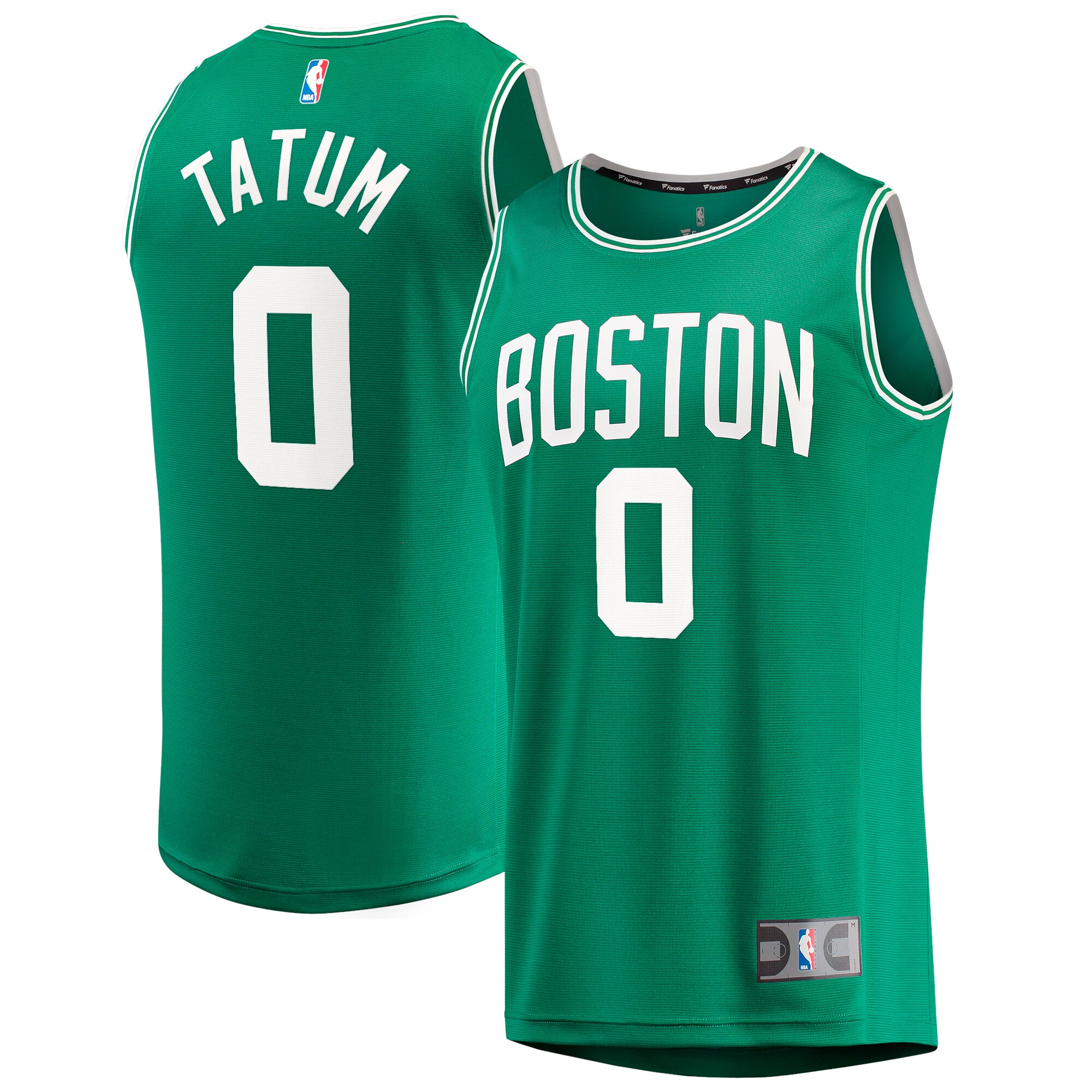 Jayson Tatum Boston Celtics Fanatics Fast Break Jersey - Icon Edition - Kelly Green