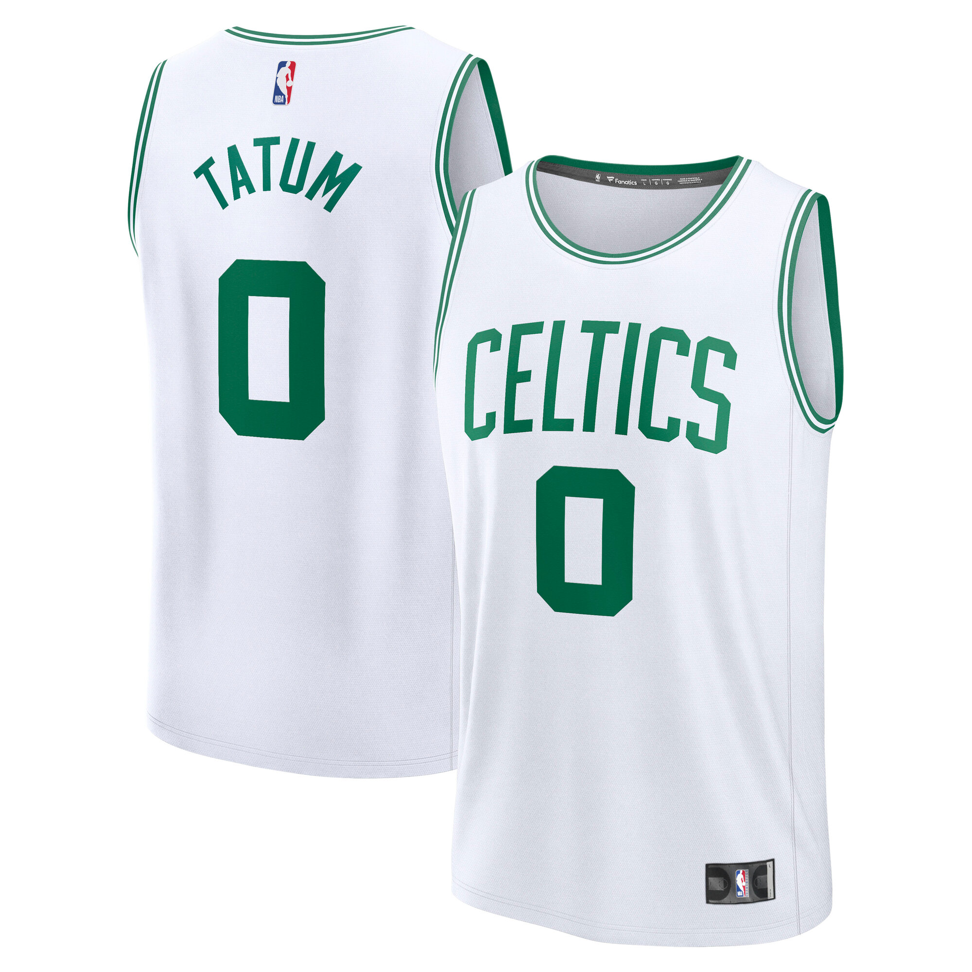 Jayson Tatum Boston Celtics Fanatics Fast Break Player Jersey - Association Edition - White