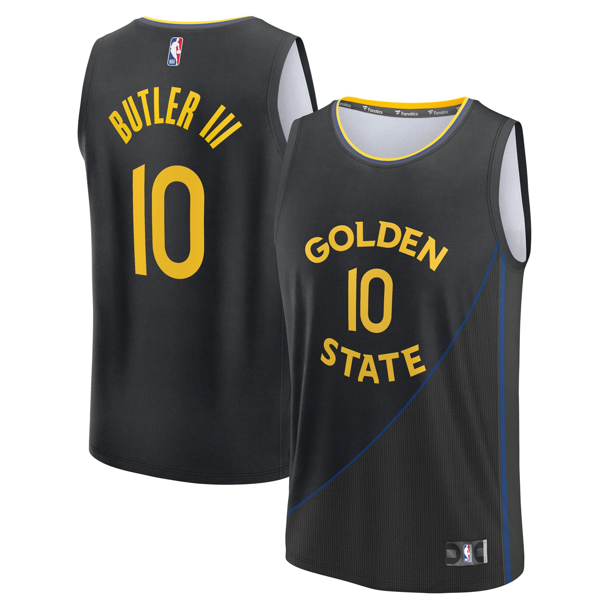 Jimmy Butler III Golden State Warriors Fanatics Fast Break Player Jersey - Statement Edition - Black