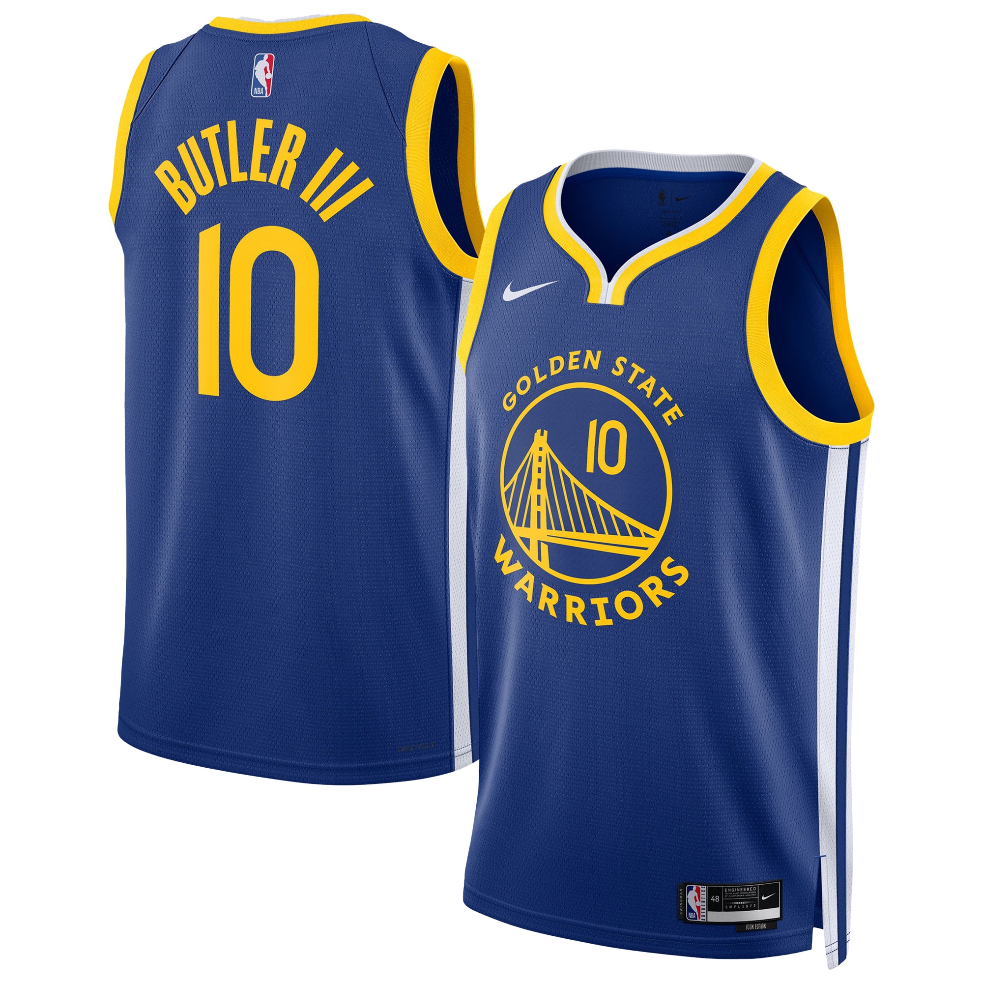 Jimmy Butler III Golden State Warriors Male Swingman Player Jersey - Icon Edition - Royal