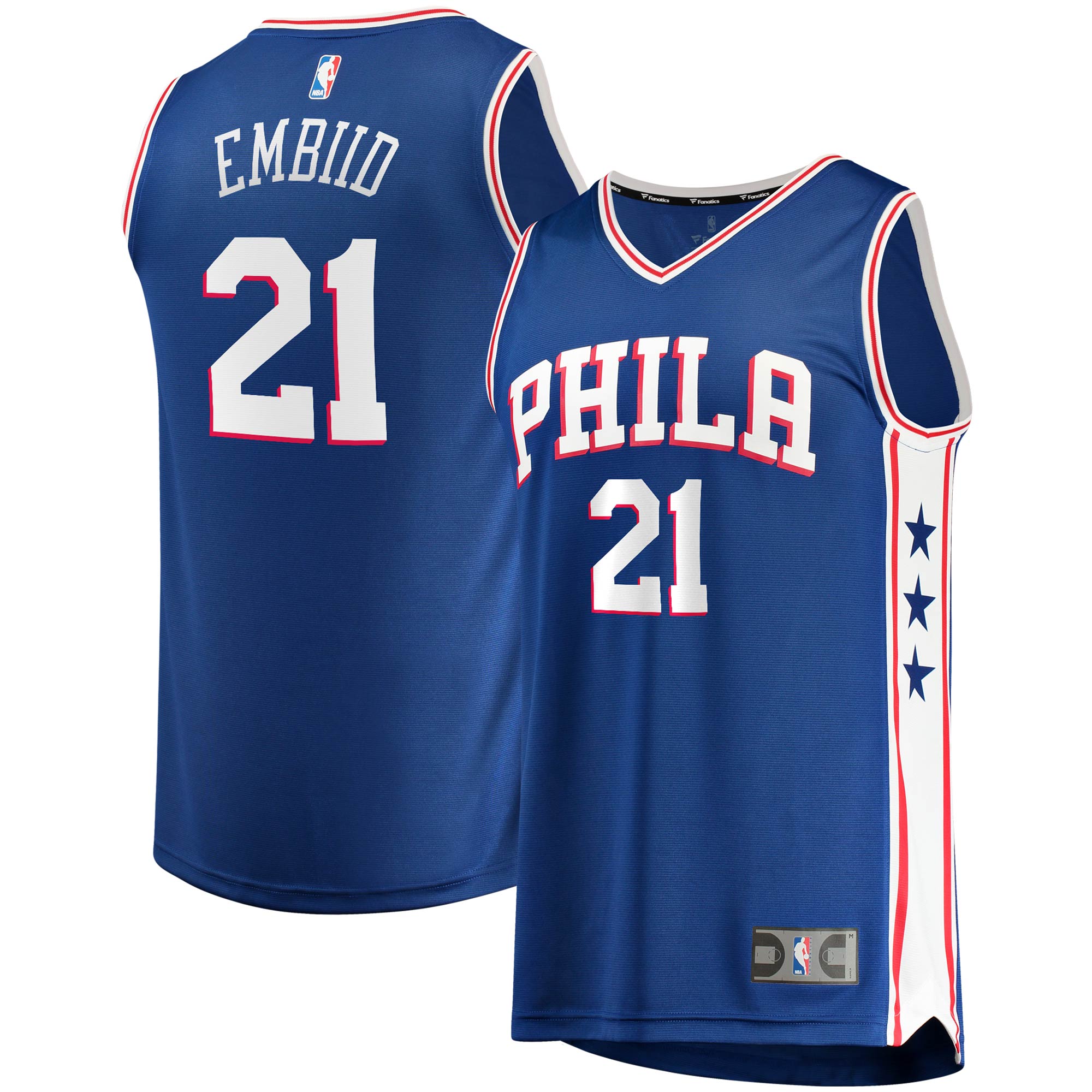 Joel Embiid Philadelphia 76ers Fanatics Fast Break Player Jersey - Icon Edition