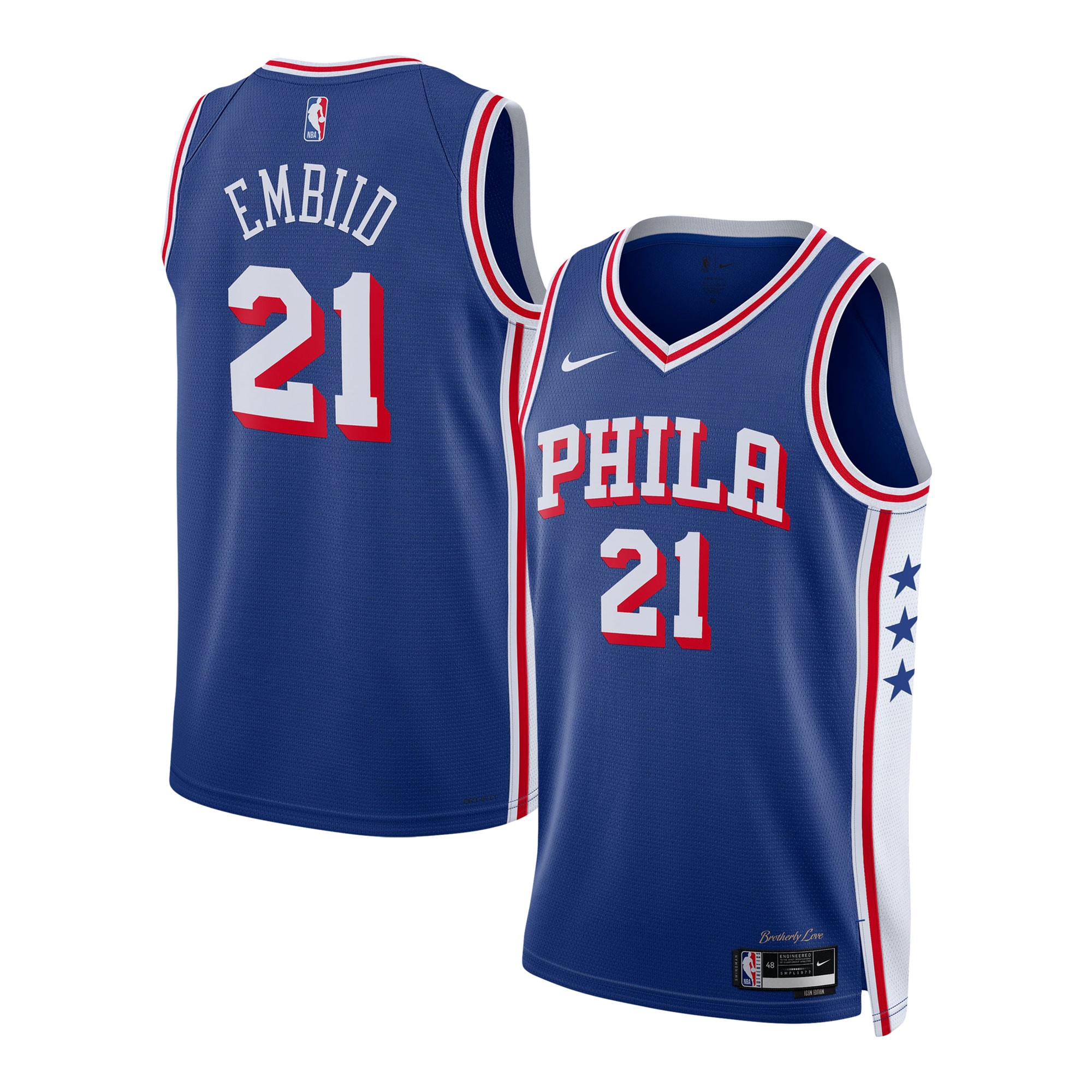 Joel Embiid Philadelphia 76ers Unisex Swingman Jersey - Icon Edition