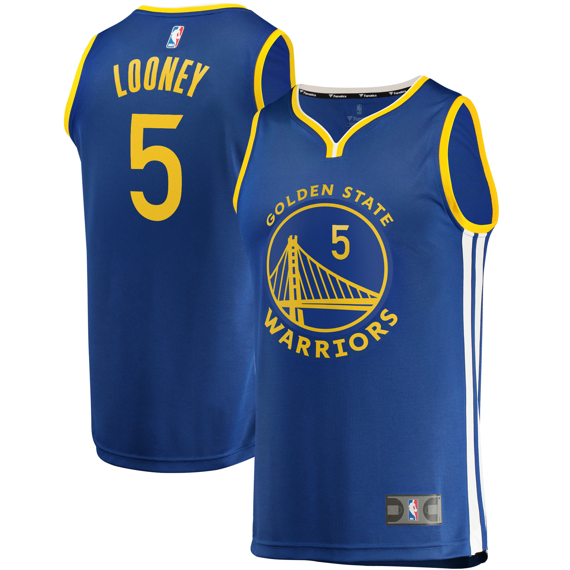 Kevon Looney Golden State Warriors Fanatics Fast Break Jersey - Icon Edition - Blue