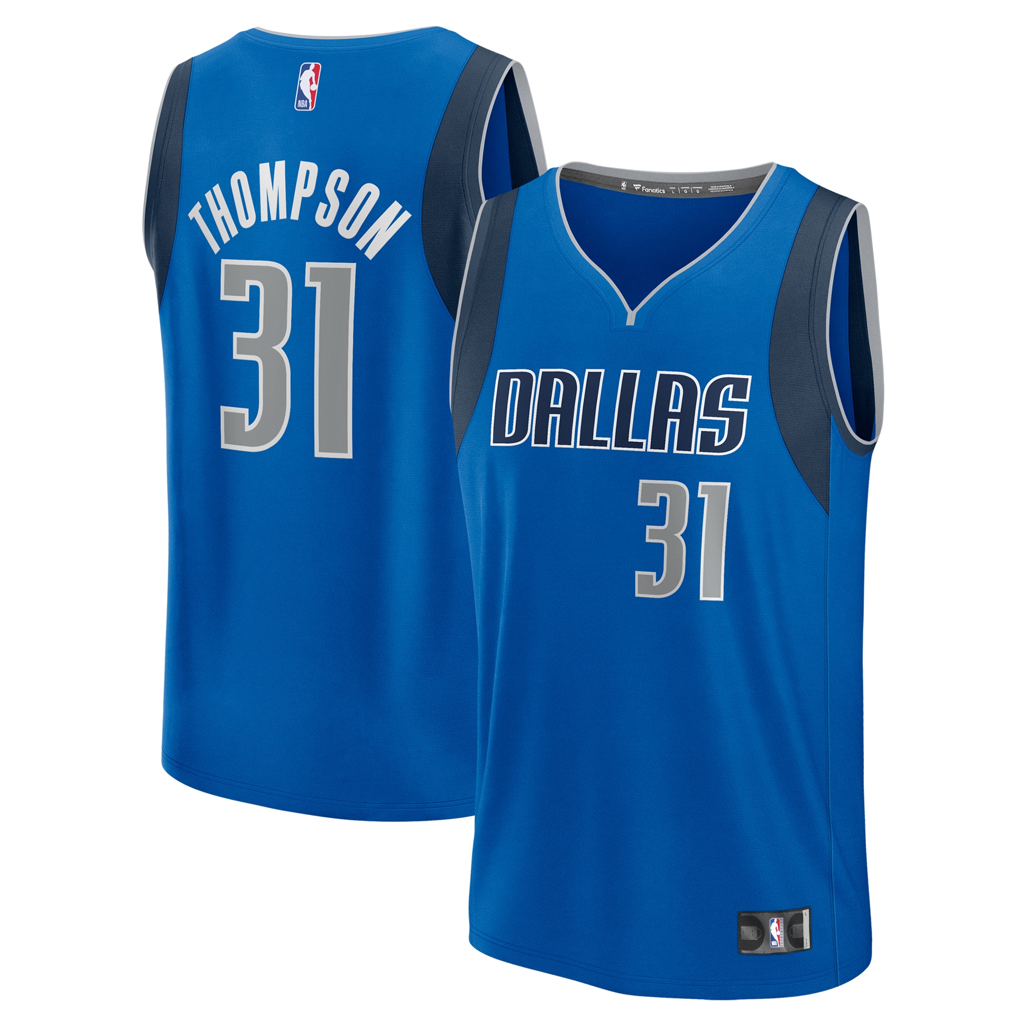 Klay Thompson Dallas Mavericks Fanatics Fast Break Player Jersey - Icon Edition - Blue
