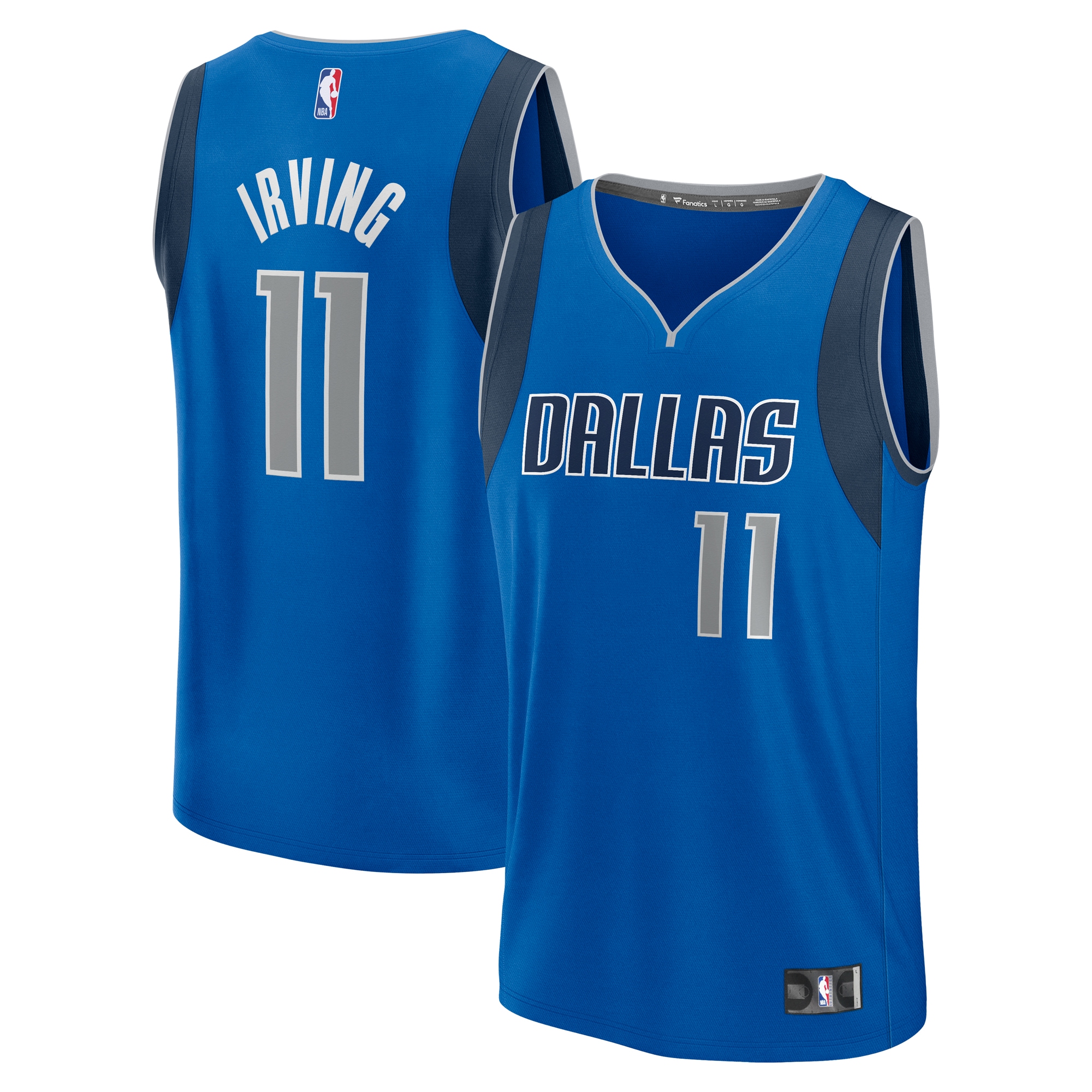 Kyrie Irving Dallas Mavericks Fanatics Fast Break Player Jersey - Icon Edition - Blue