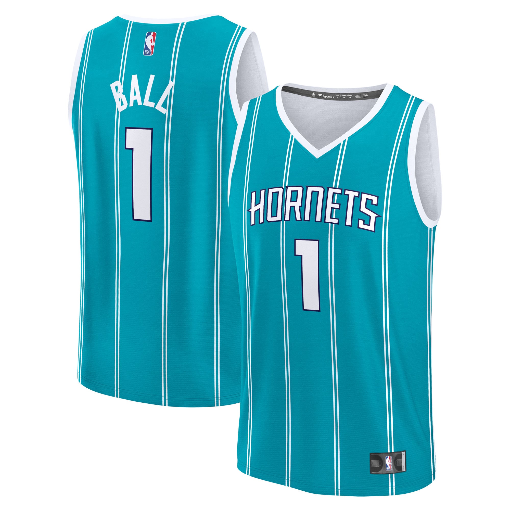LaMelo Ball Charlotte Hornets Fanatics Fast Break Player Jersey - Icon Edition - Teal