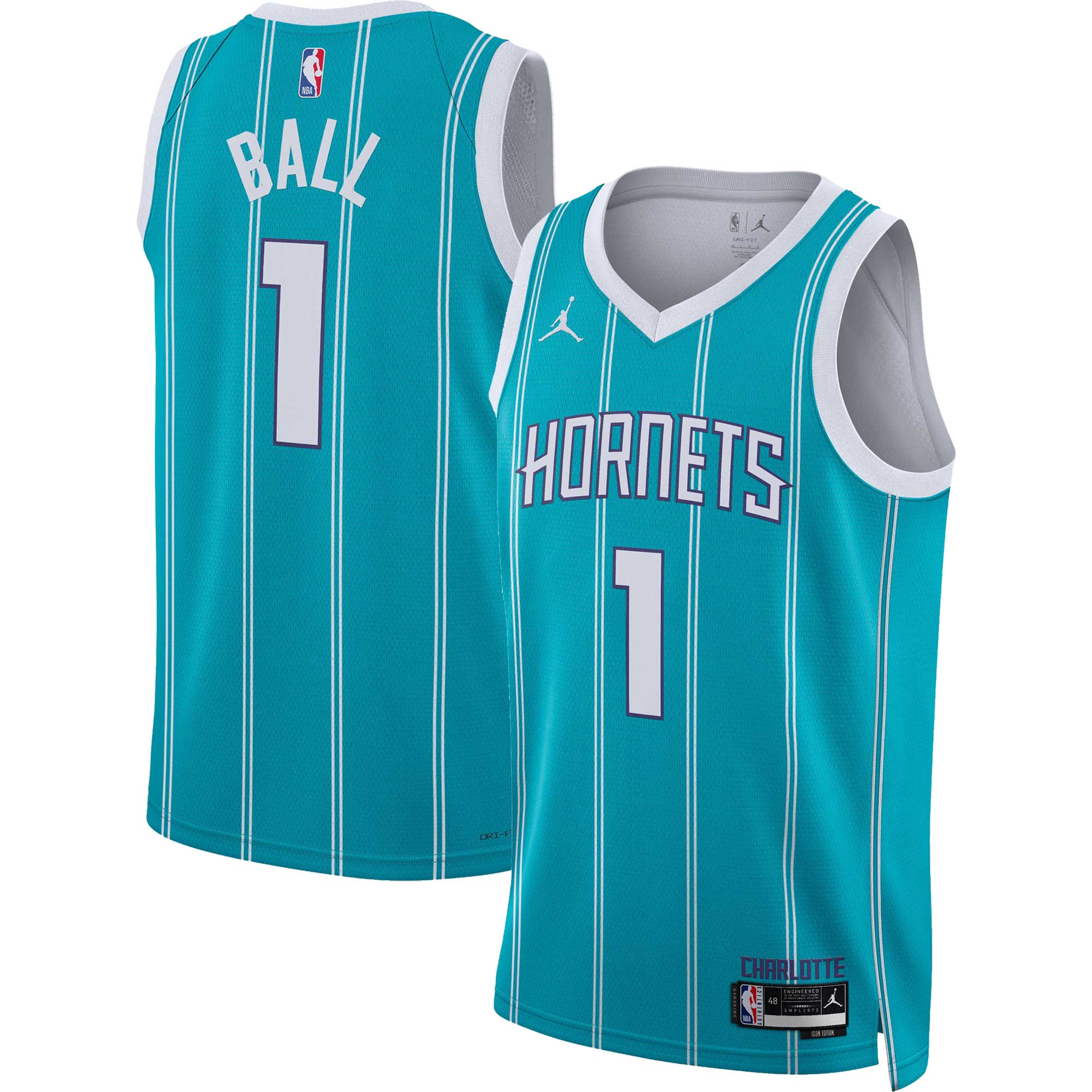 LaMelo Ball Charlotte Hornets Jordan Brand Unisex Swingman Jersey - Icon Edition