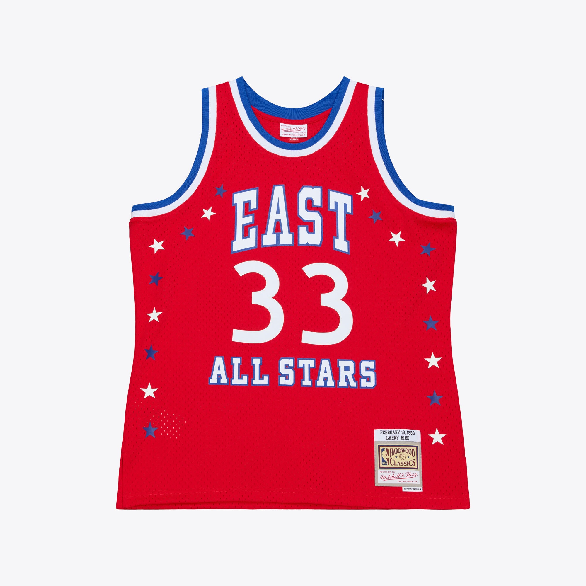 Larry Bird Eastern Conference 1983 All-Star Game Swingman Jersey - Red