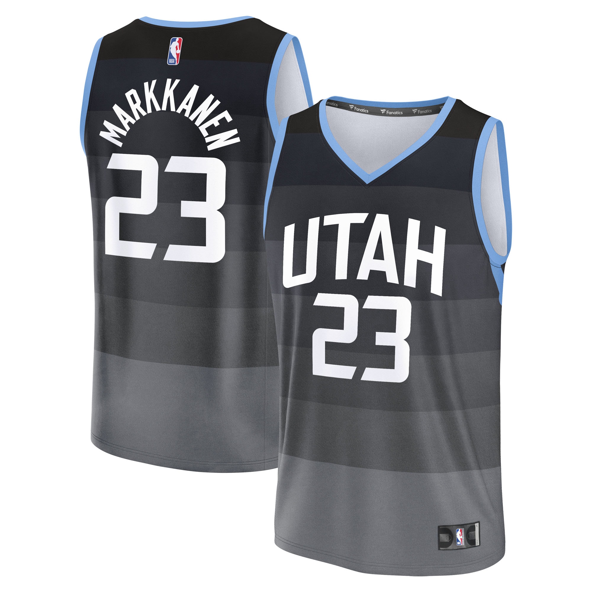Lauri Markkanen Utah Jazz Fanatics 2025/26 City Edition Fast Break Jersey - Black