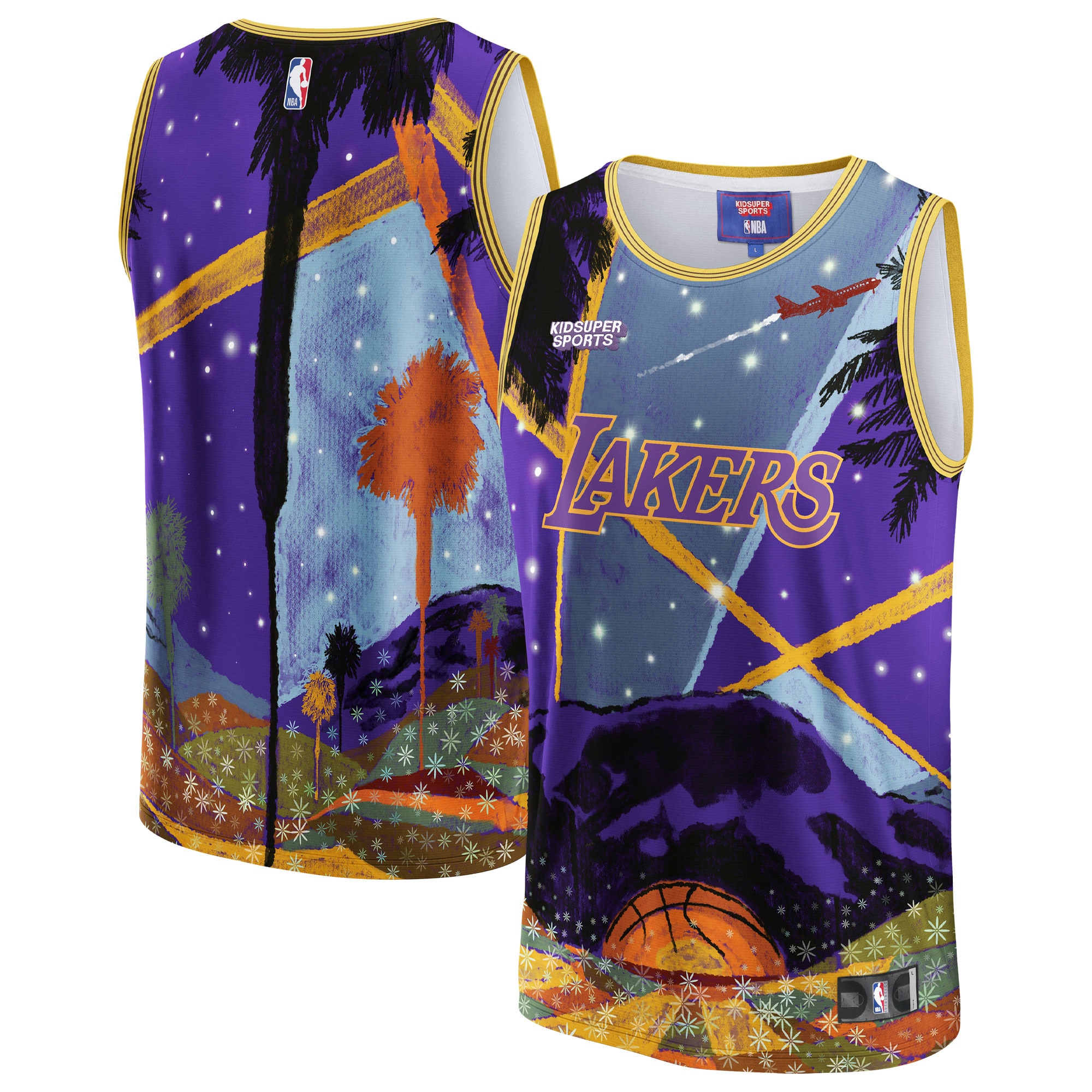 Los Angeles Lakers & KidSuper Studios by Fanatics Unisex Hometown Jersey - Purple