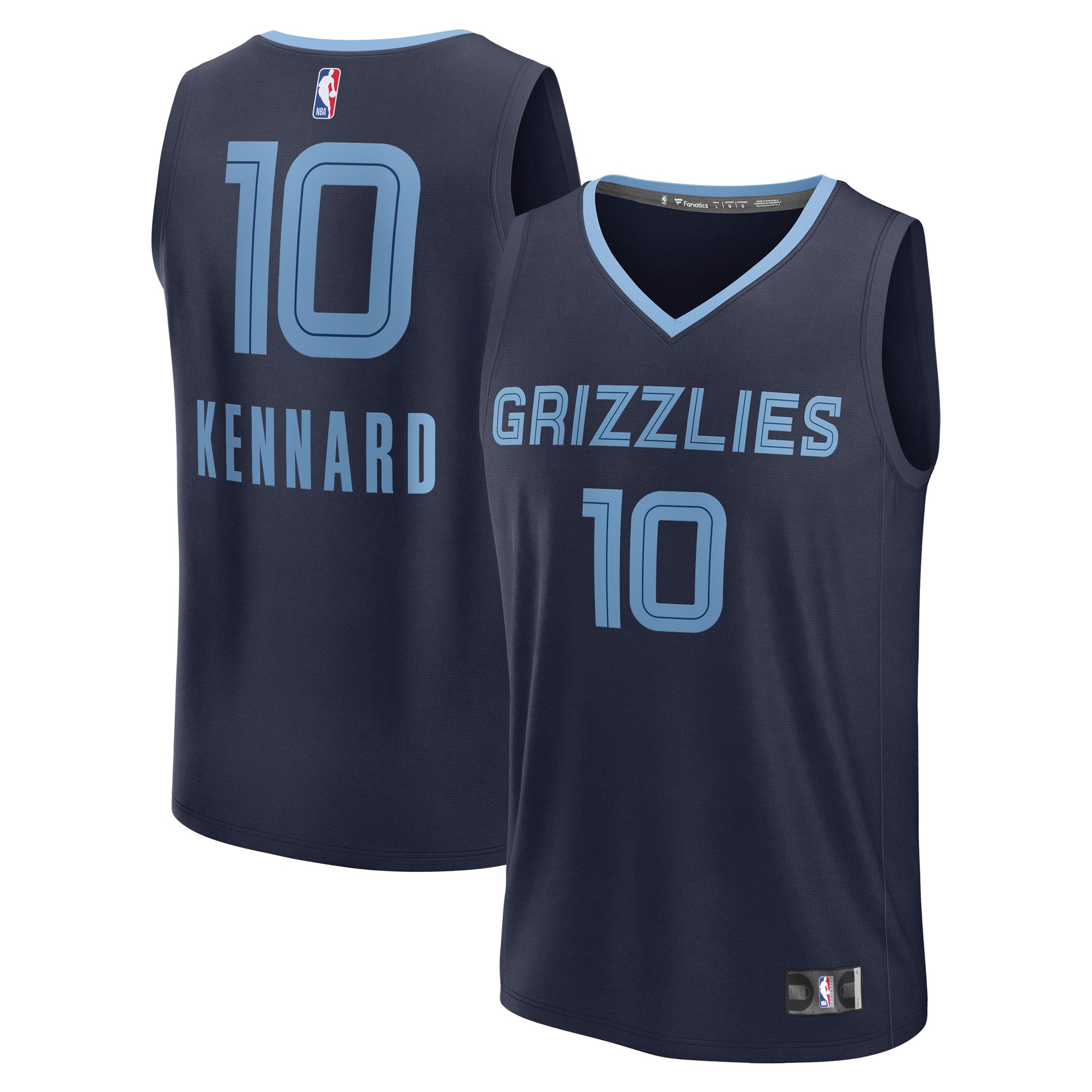 Luke Kennard Memphis Grizzlies Fanatics Fast Break Player Jersey - Icon Edition - Navy