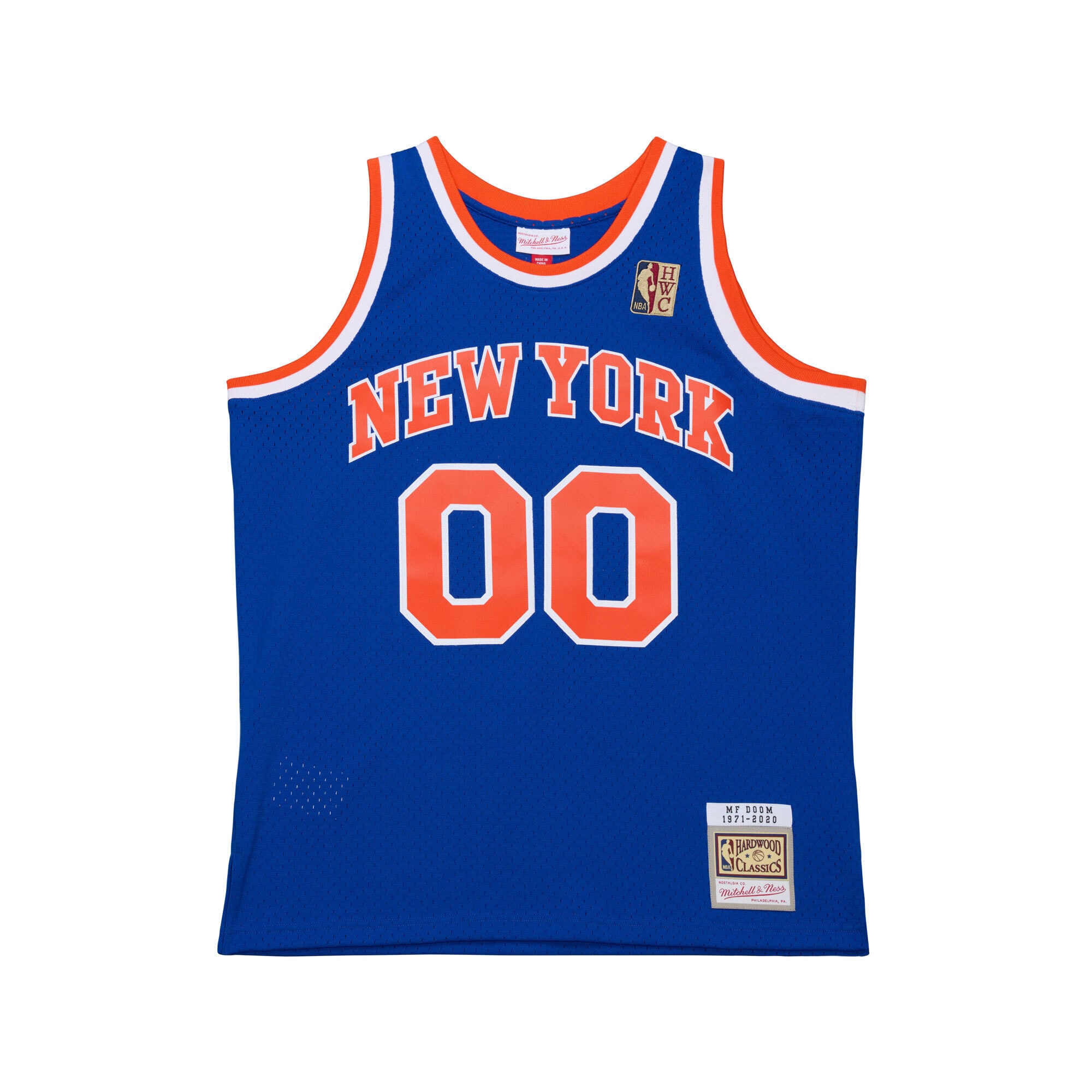  MF DOOM x NY Knicks x A New York Story Fashion Jersey