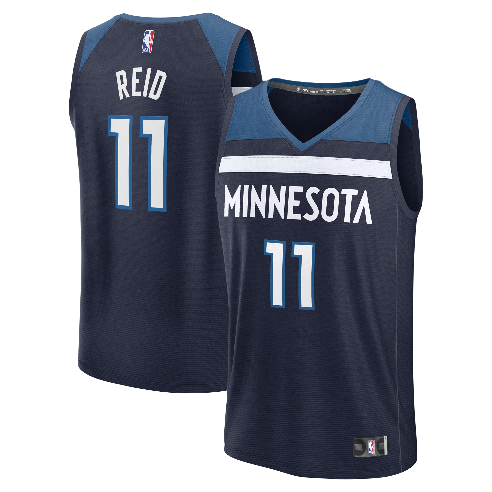Naz Reid Minnesota Timberwolves Fanatics Fast Break Player Jersey - Icon Edition - Navy