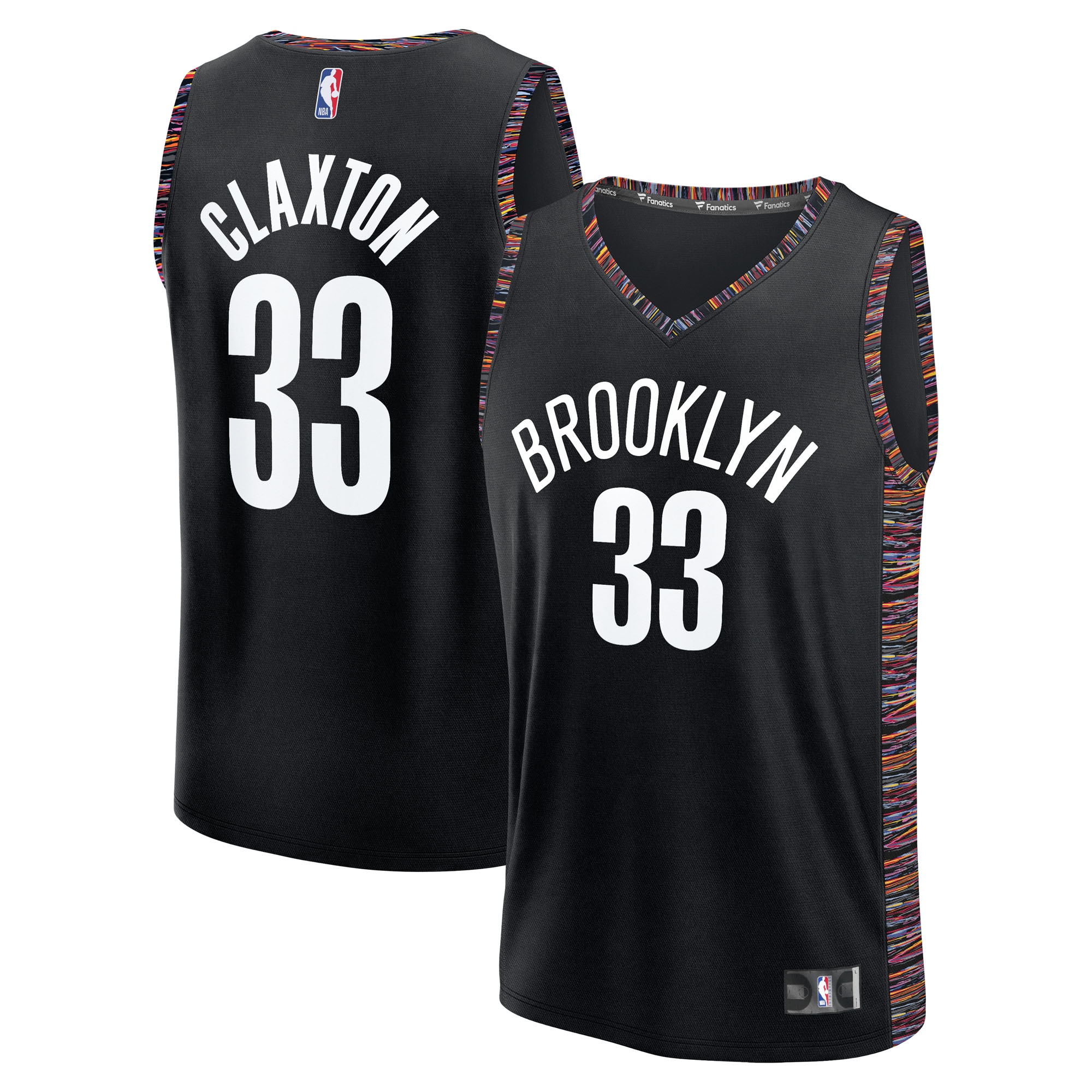 Nic Claxton Brooklyn Nets Fanatics 2025/26 City Edition Fast Break Jersey - Black
