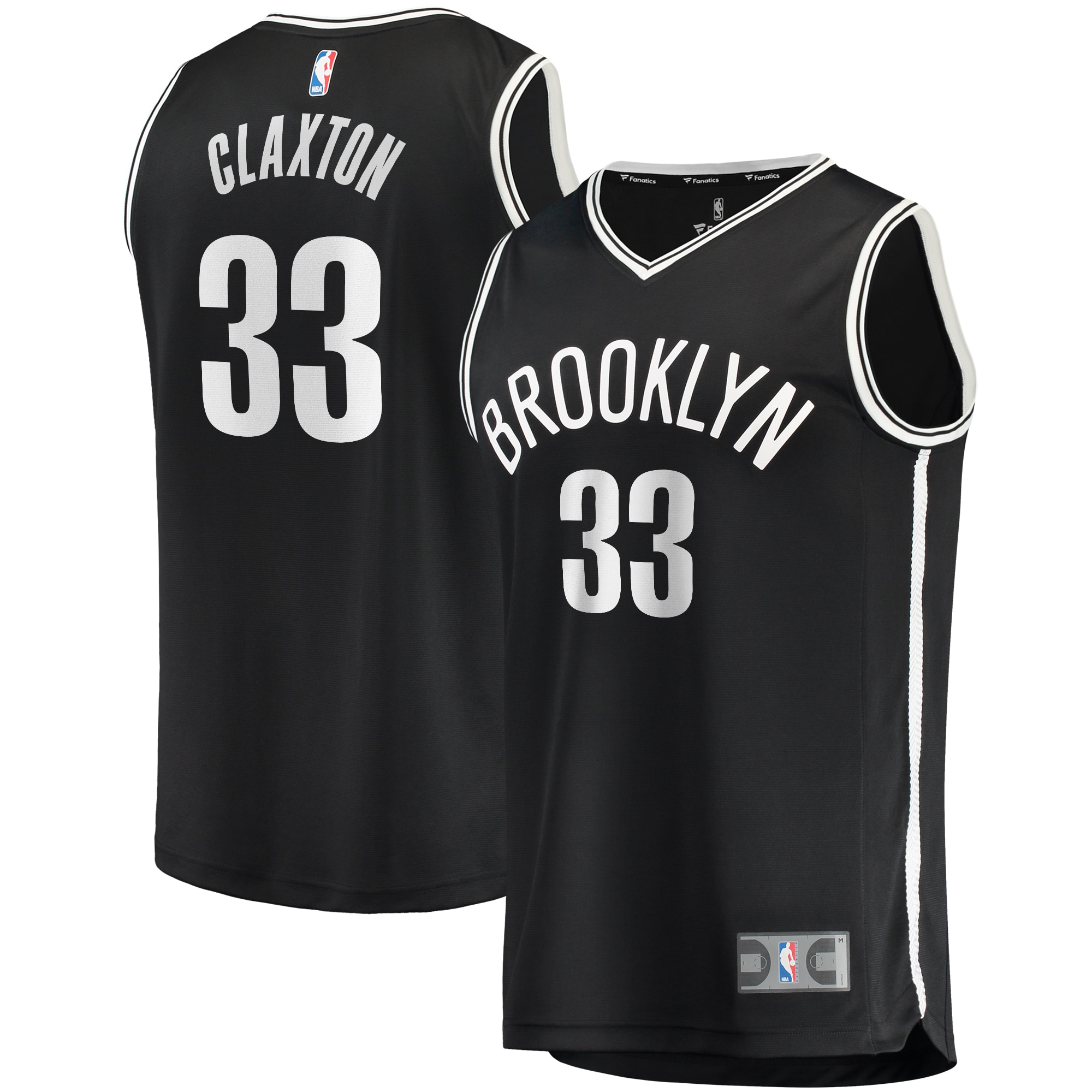 Nicolas Claxton Brooklyn Nets Fanatics Fast Break Player Jersey - Icon Edition - Black