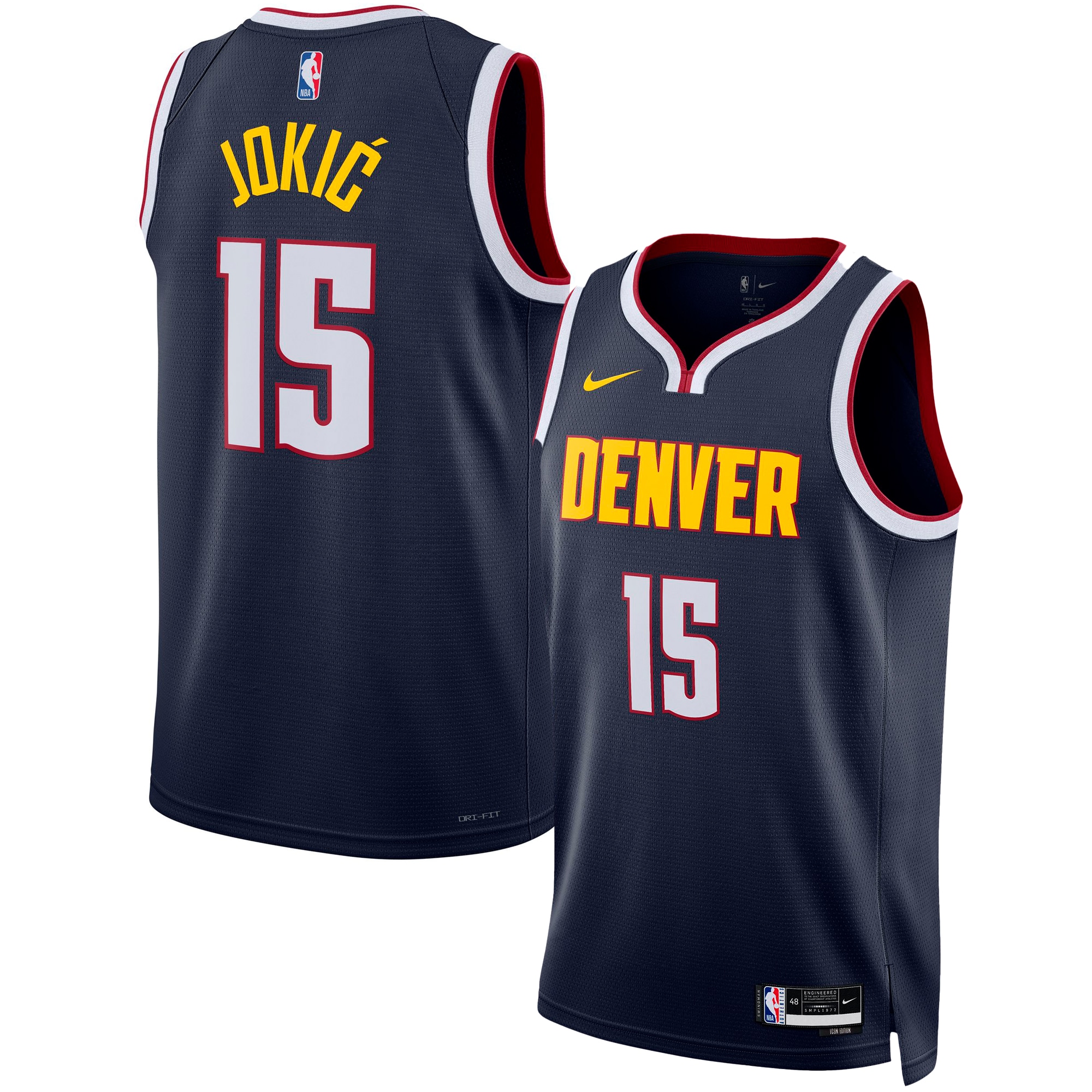 Nikola Jokic Denver Nuggets Unisex Swingman Jersey - Icon Edition