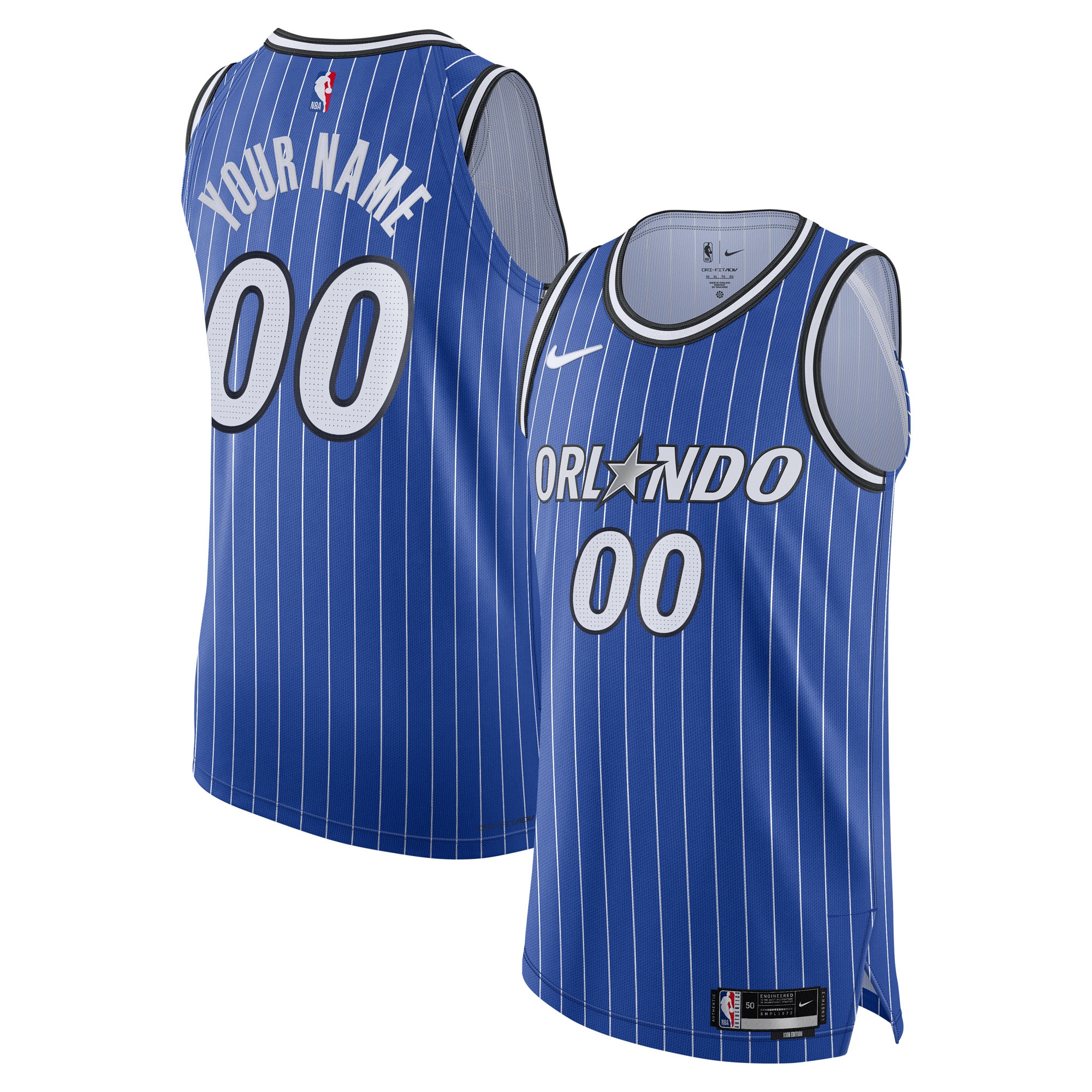 Orlando Magic Custom Jersey - Icon Edition - Blue