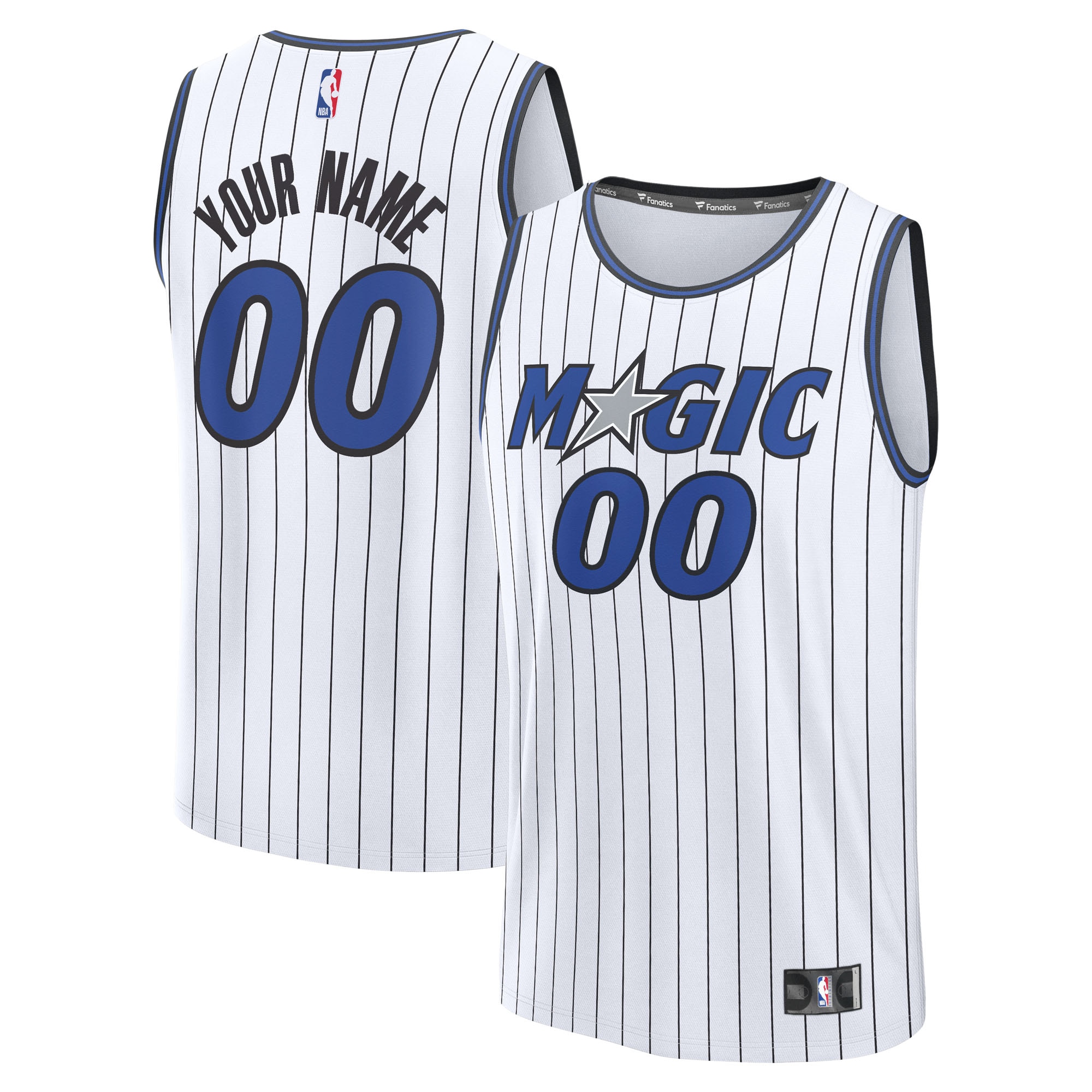 Orlando Magic Fanatics Fast Break Custom Jersey - Association Edition