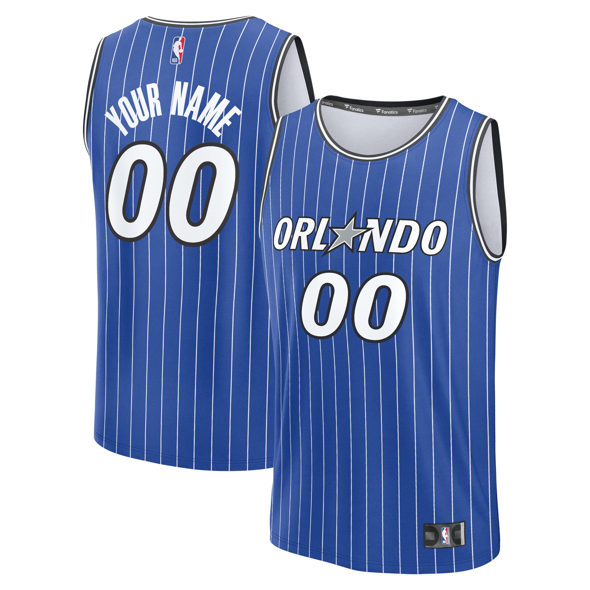 Orlando Magic Fanatics Fast Break Custom Jersey - Icon Edition