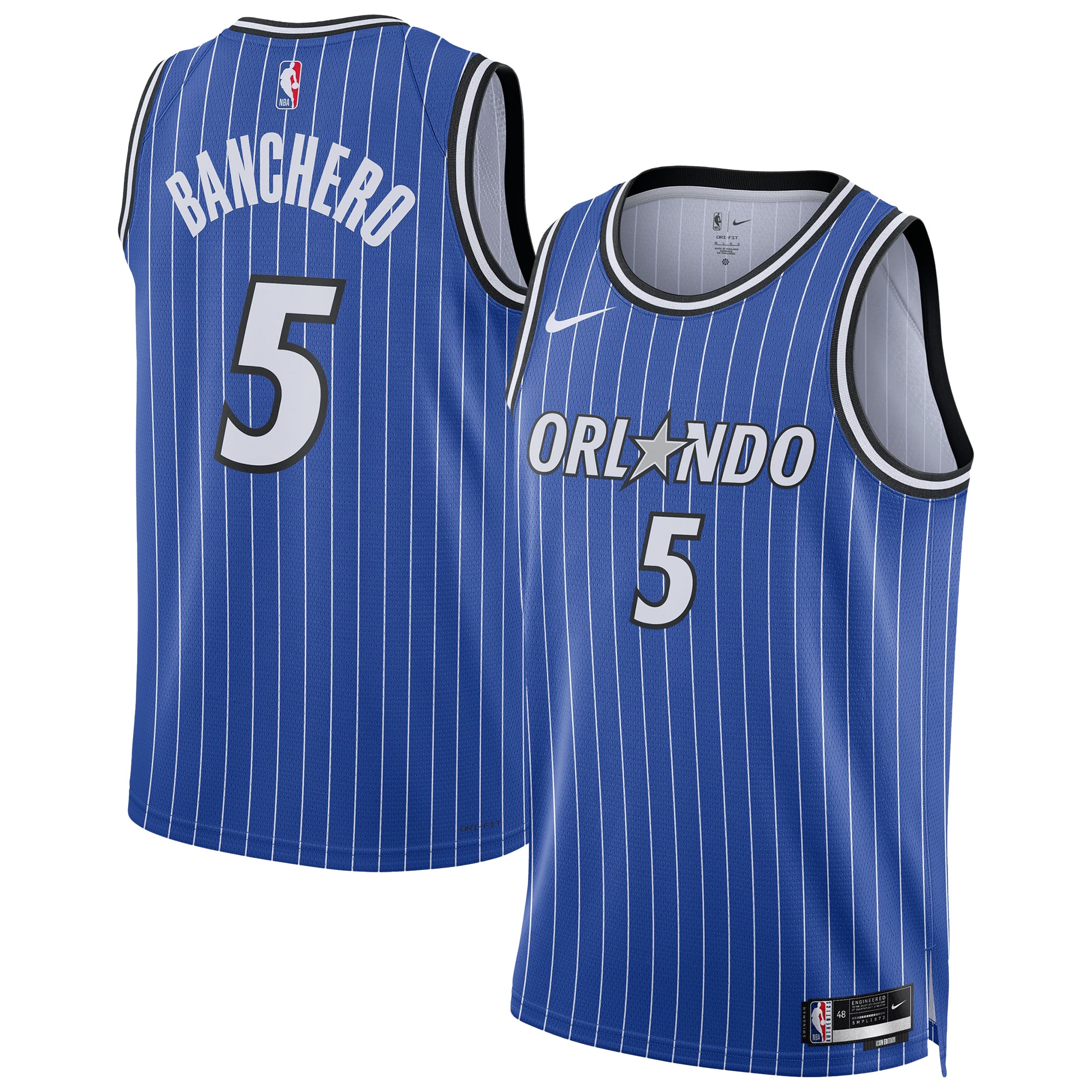 Paolo Banchero Orlando Magic Unisex Swingman Player Jersey - Icon Edition - Blue